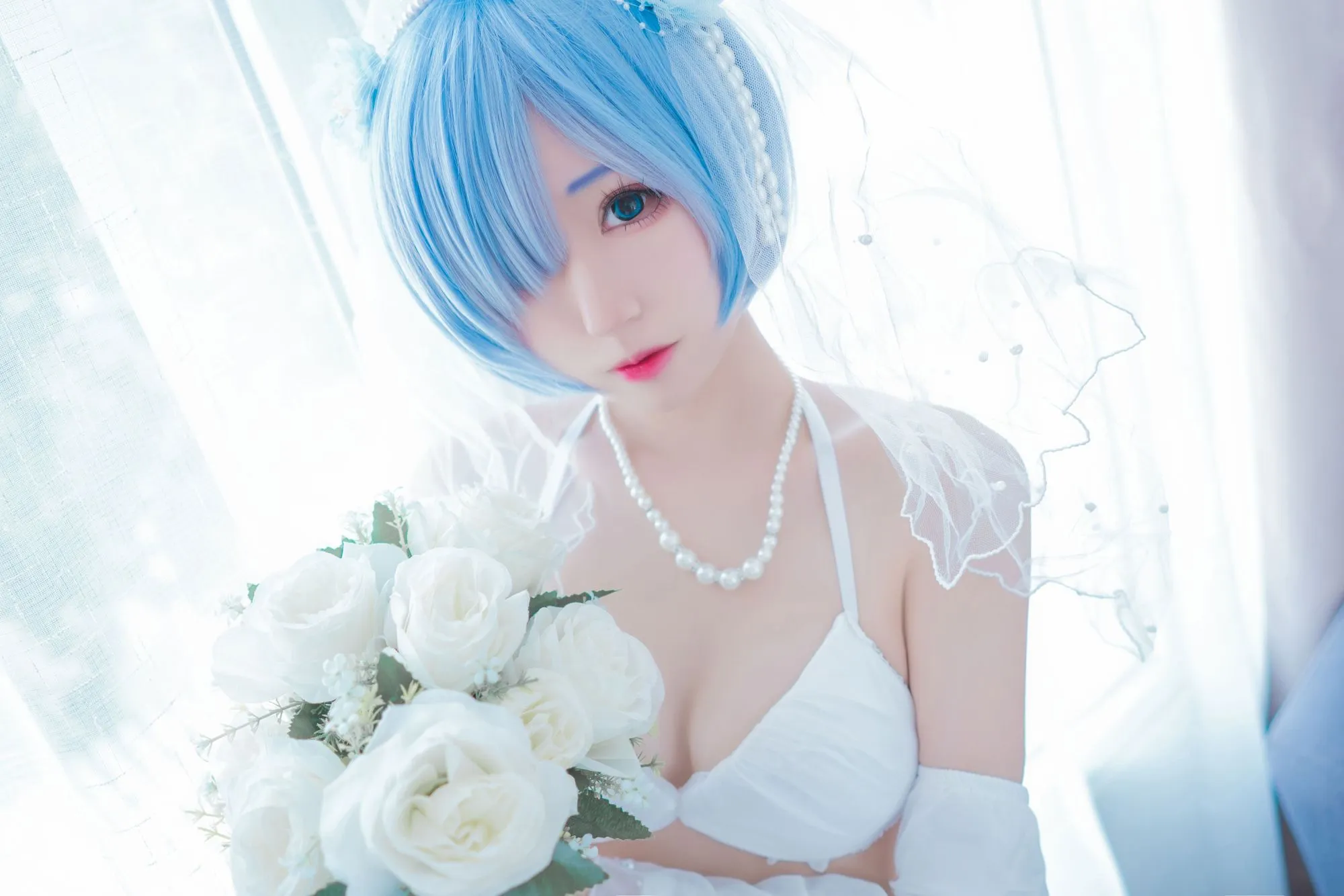 No.024 – 雷姆 内衣花嫁 [42P]-图妖社