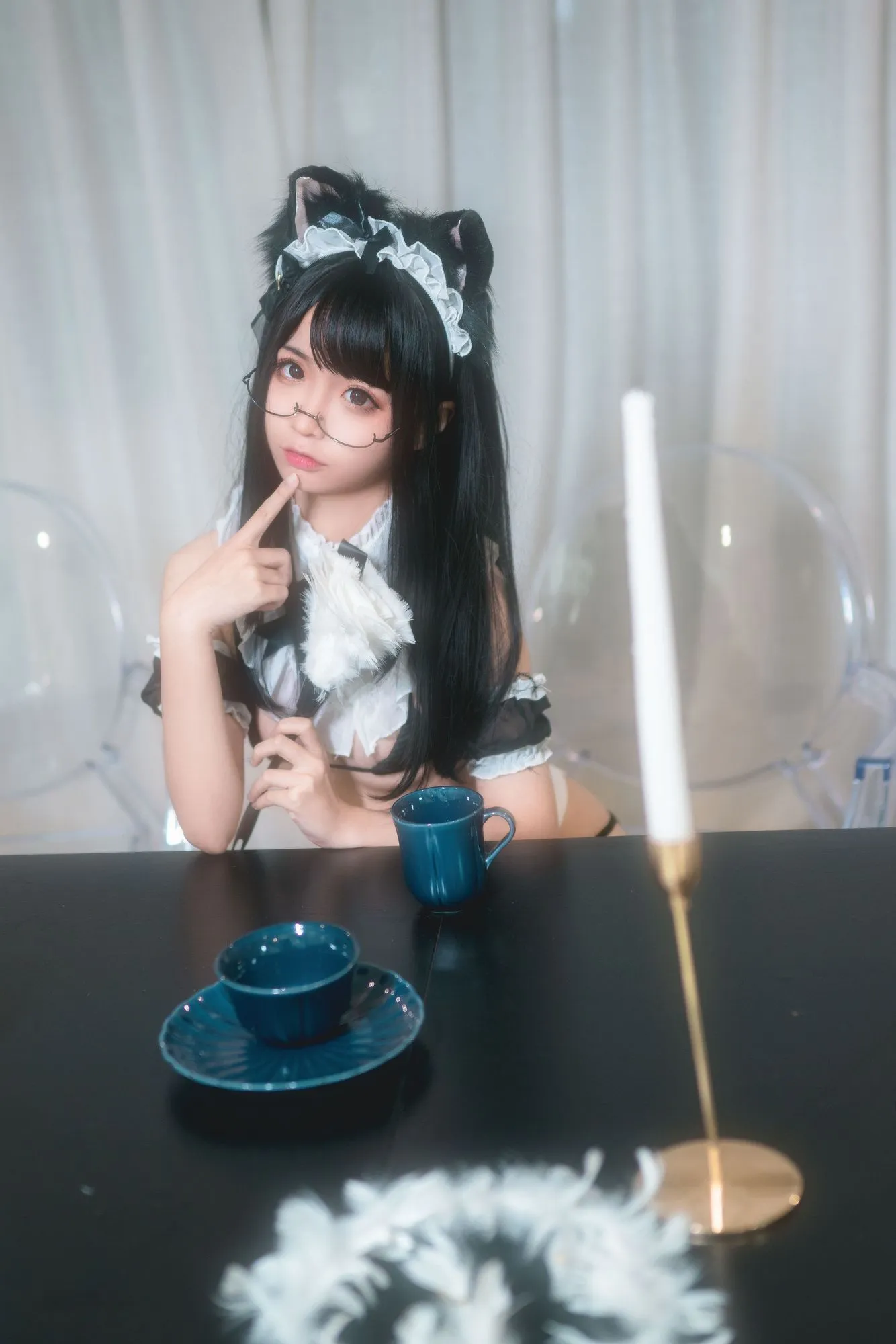 No.025-猫耳女仆 [43P]-图妖社