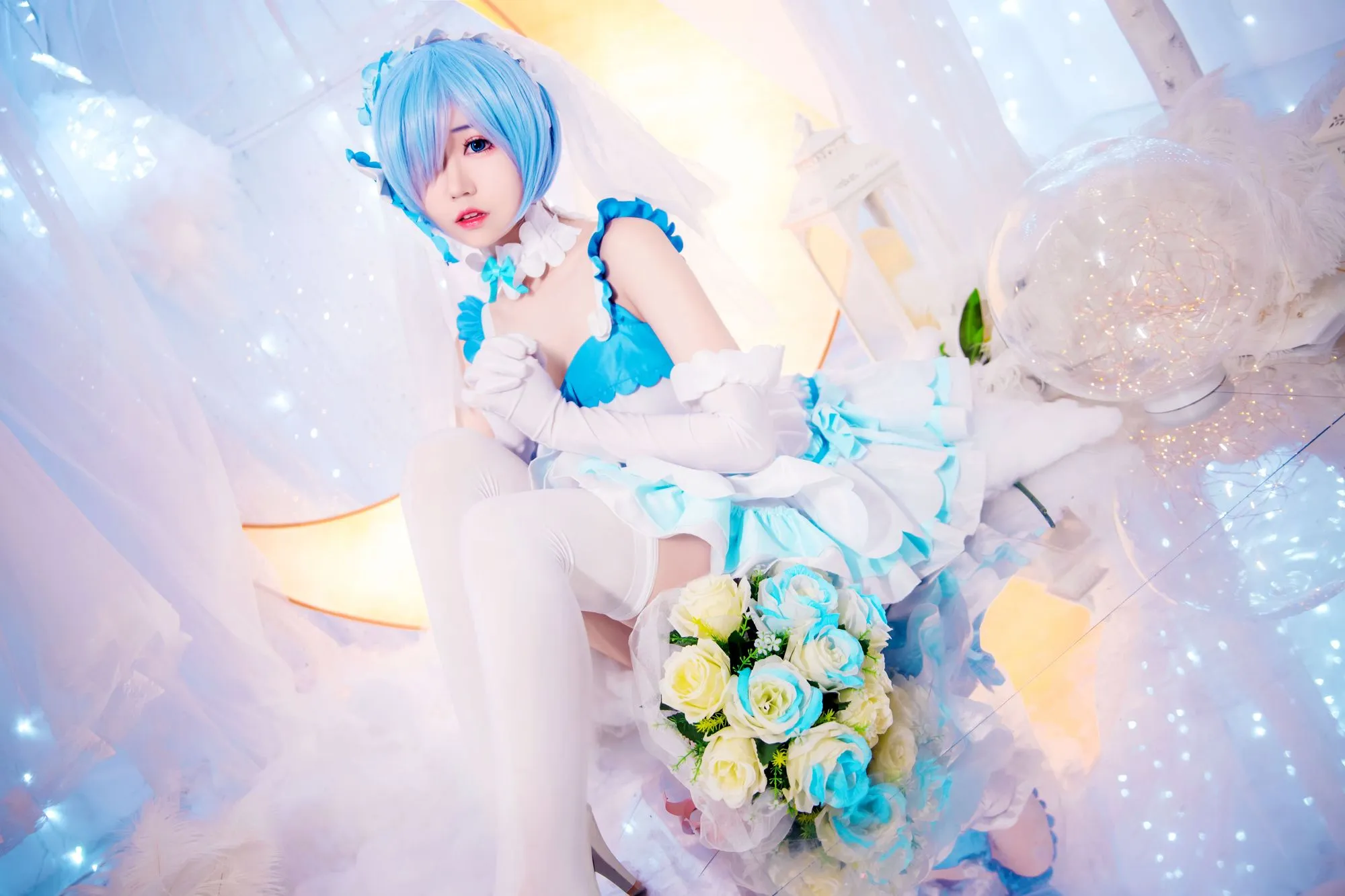 图片[4]-No.026 – 雷姆 花嫁 [38P]-coswz-cos王者