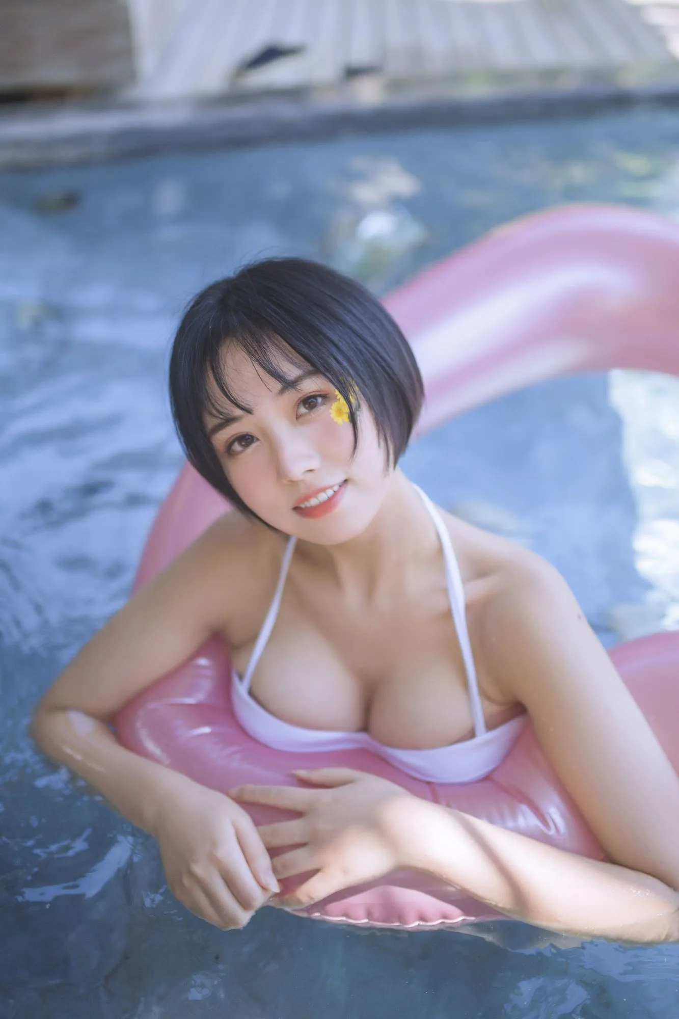 No.030-白色泳衣 [30P]-图妖社