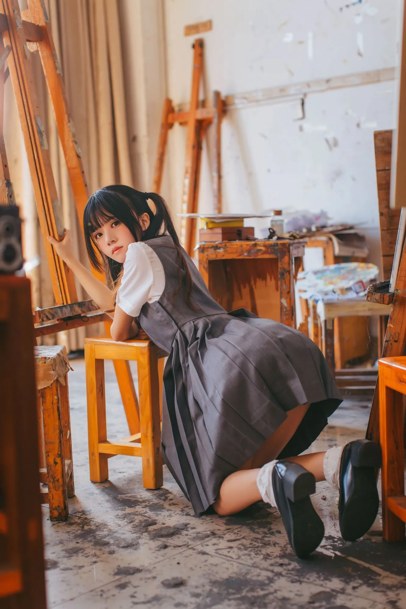 图片[6]-No.031-画室少女 [17P]-coswz-cos王者