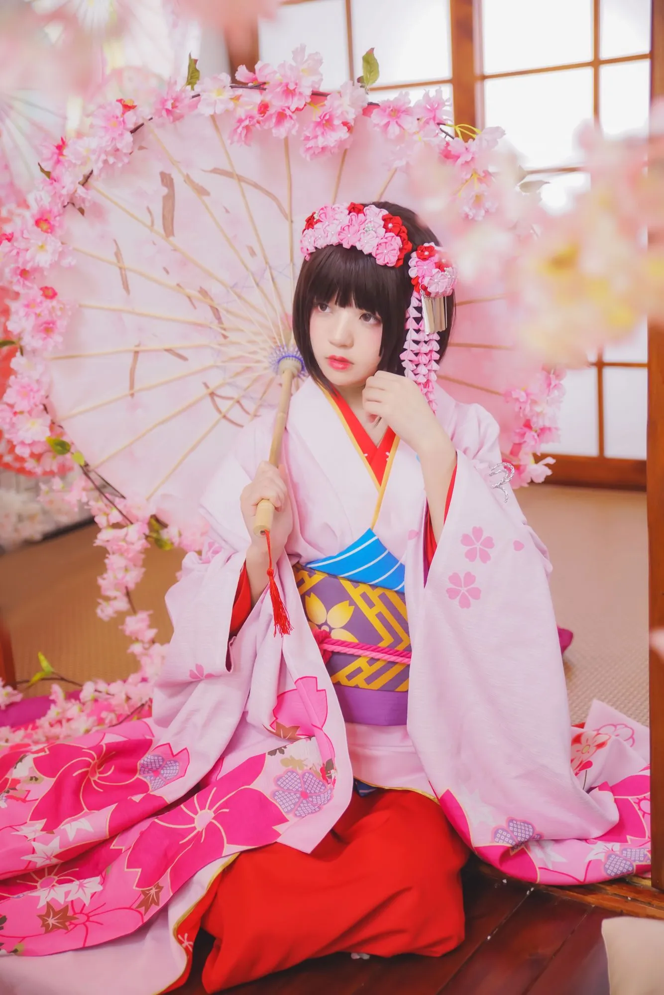 图片[2]-No.034-加藤惠 和服 [23P]-coswz-cos王者