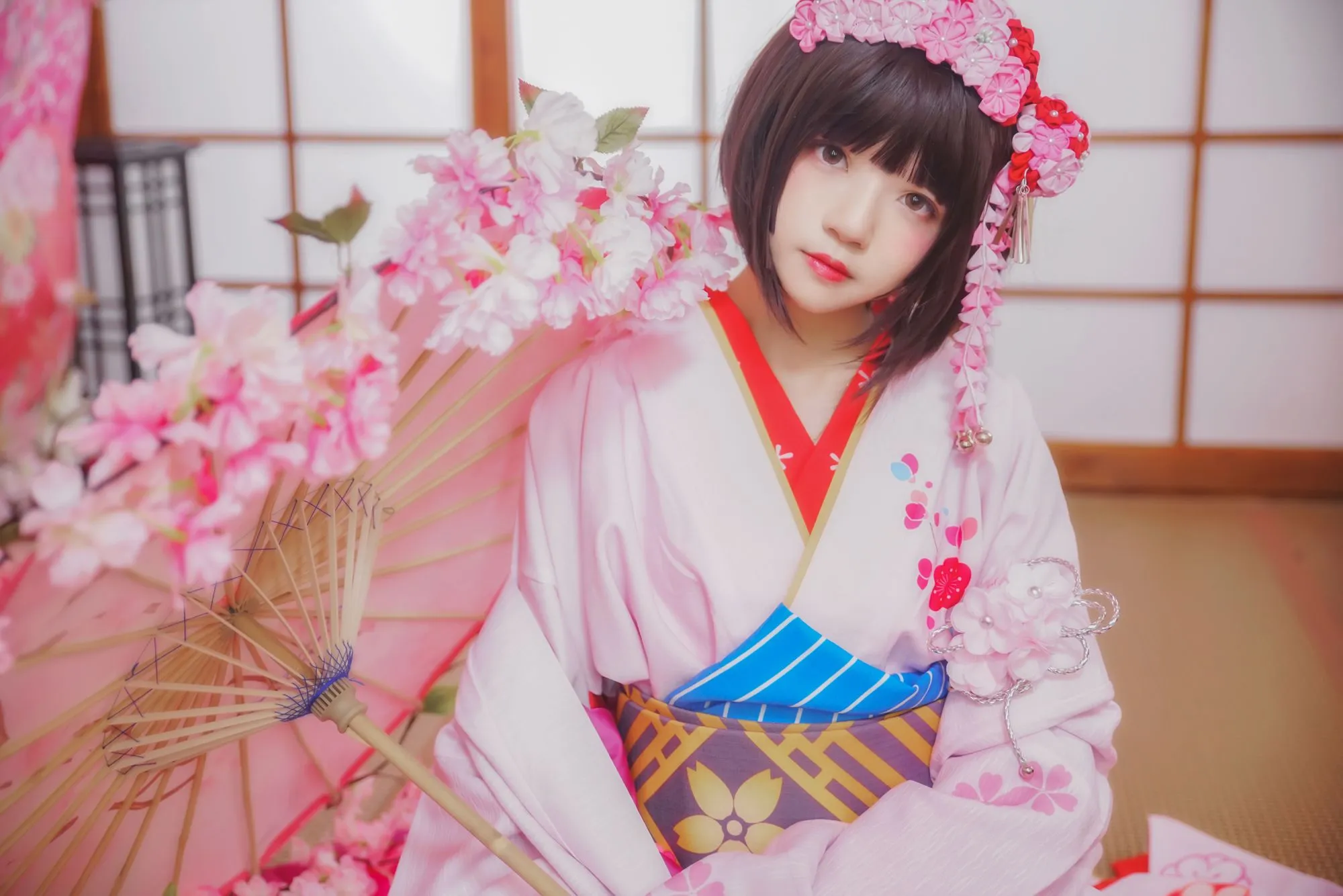 图片[3]-No.034-加藤惠 和服 [23P]-coswz-cos王者