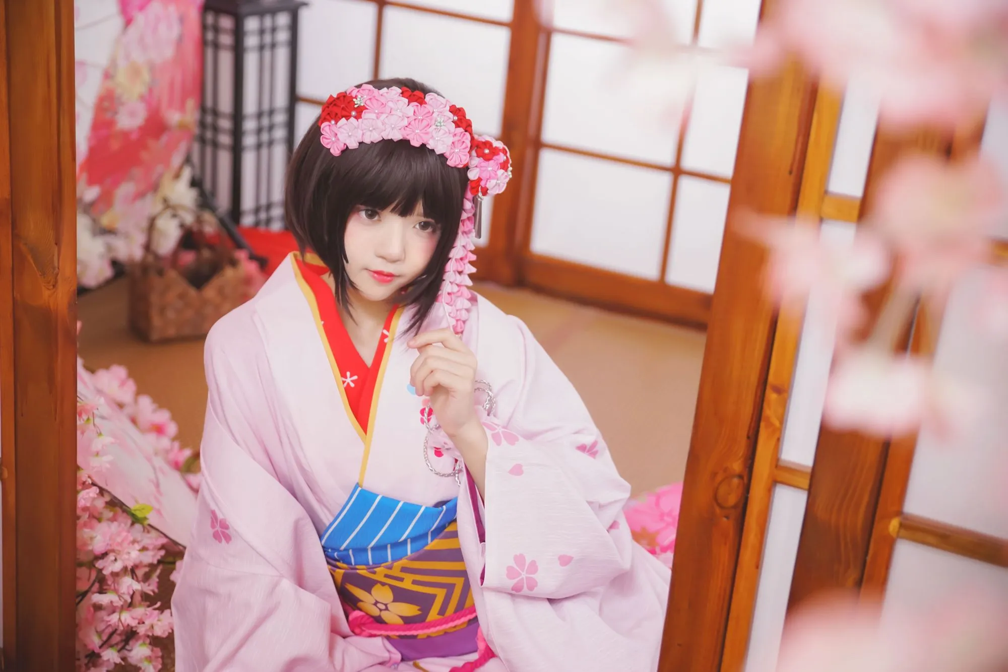 图片[5]-No.034-加藤惠 和服 [23P]-coswz-cos王者