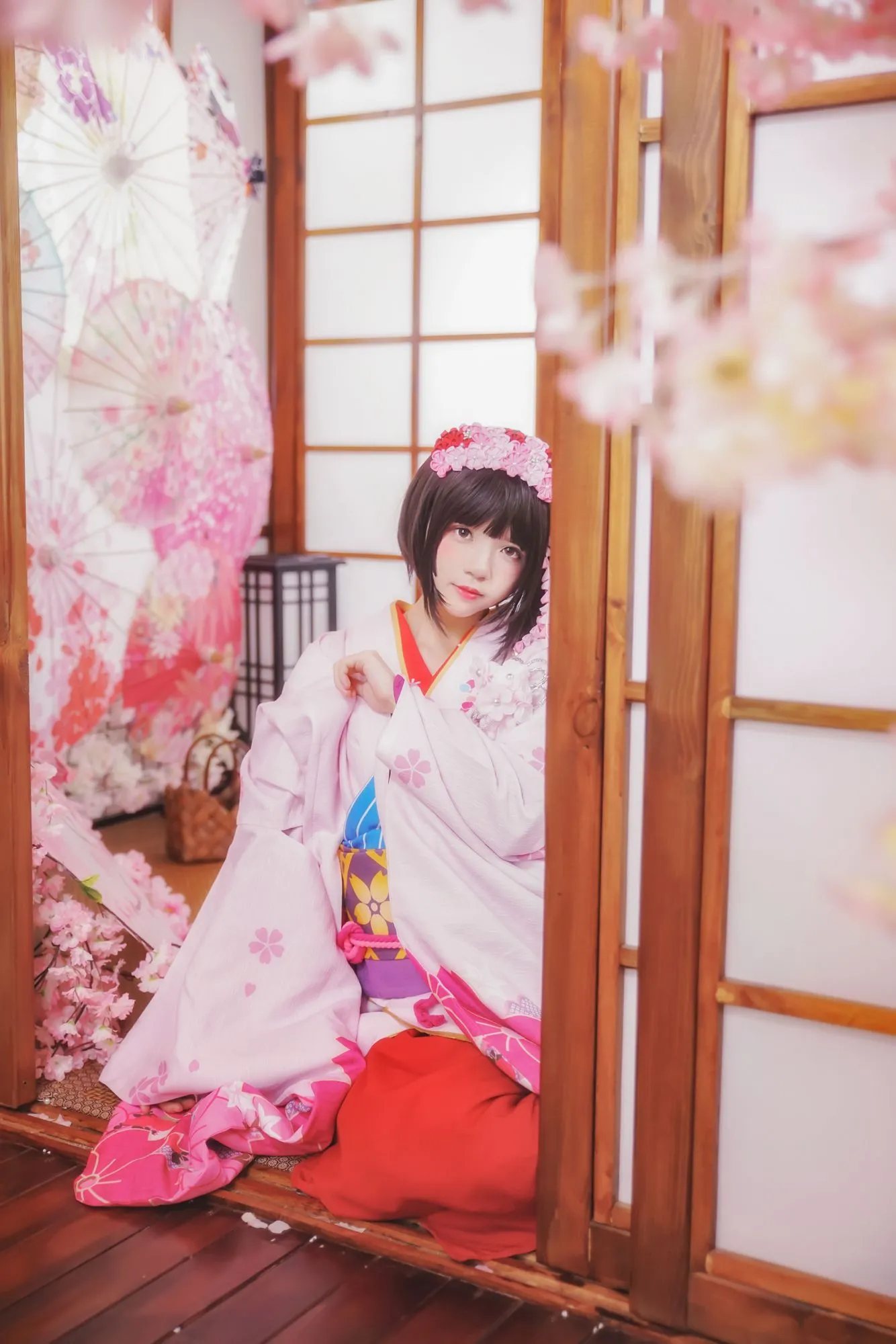 图片[4]-No.034-加藤惠 和服 [23P]-coswz-cos王者