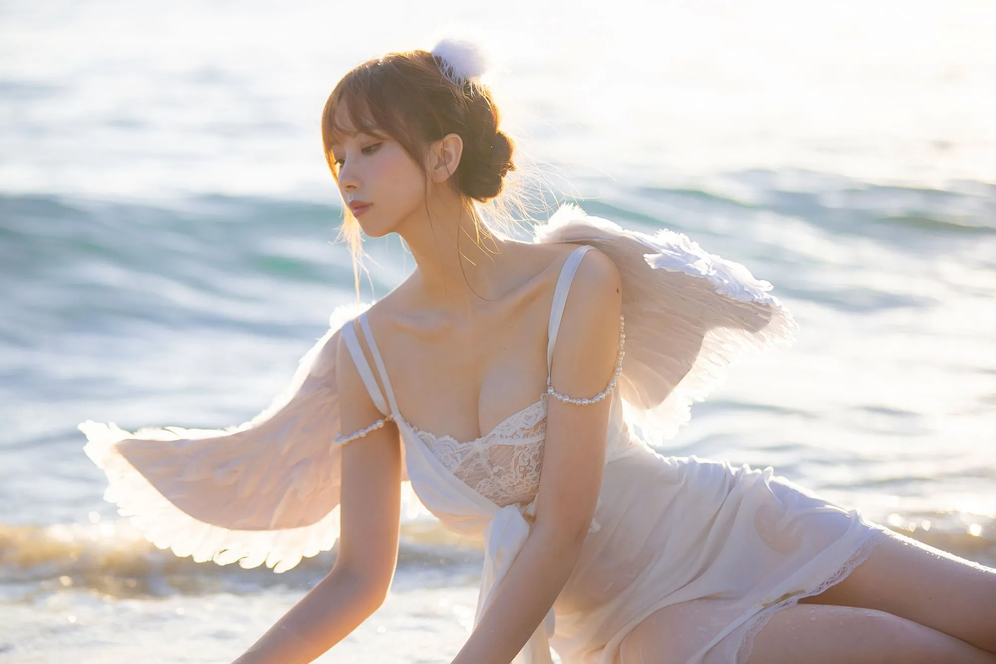 图片[4]-No.035 – 海边神明少女 [50P]-coswz-cos王者