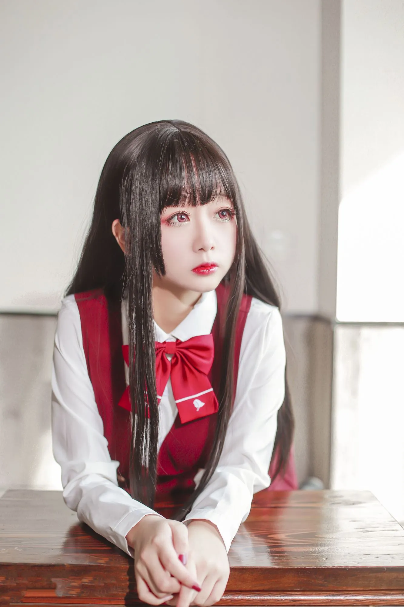 No.037-JK少女红裙 [28P]-图妖社