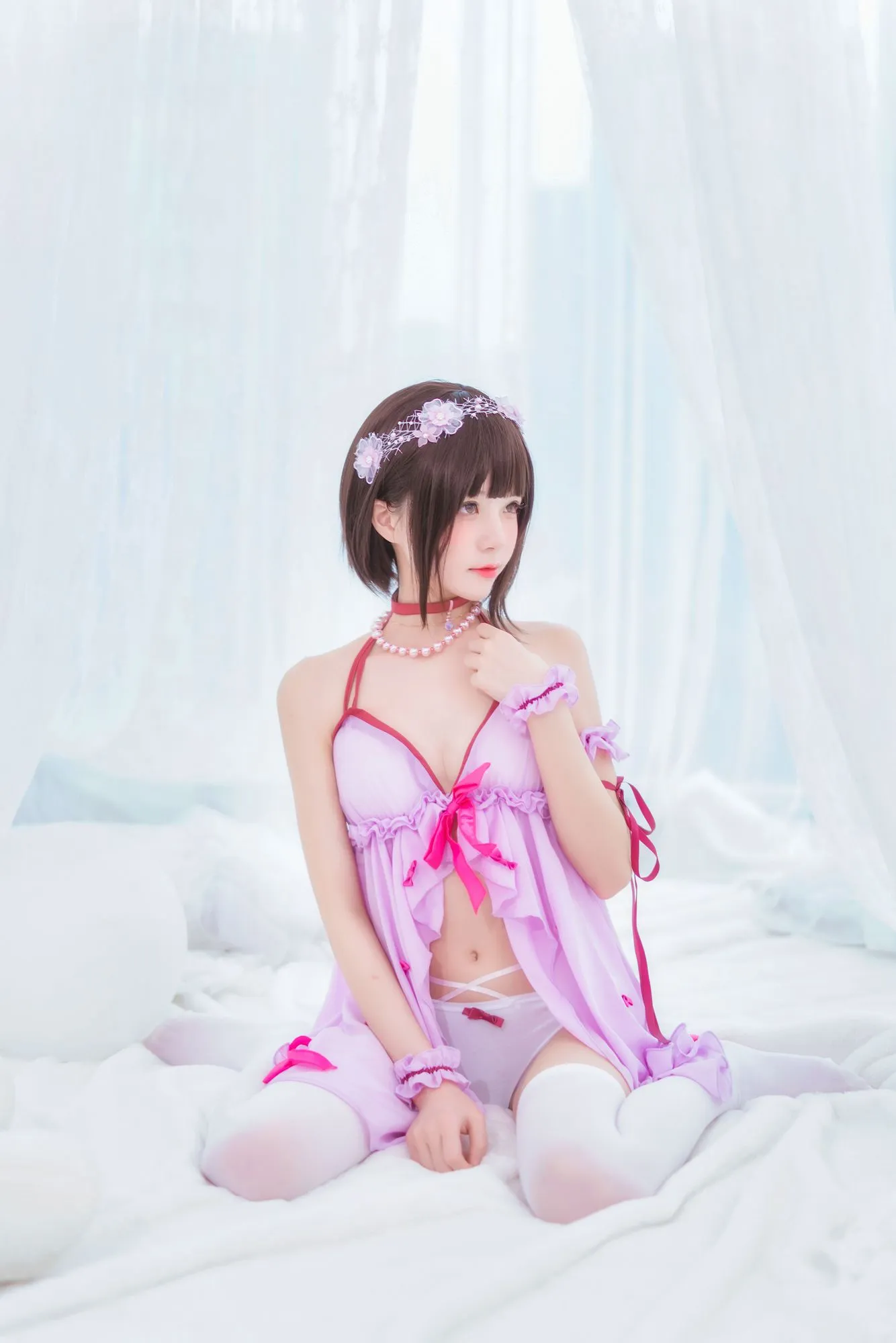 图片[3]-No.037-加藤惠 小睡裙 [33P]-coswz-cos王者