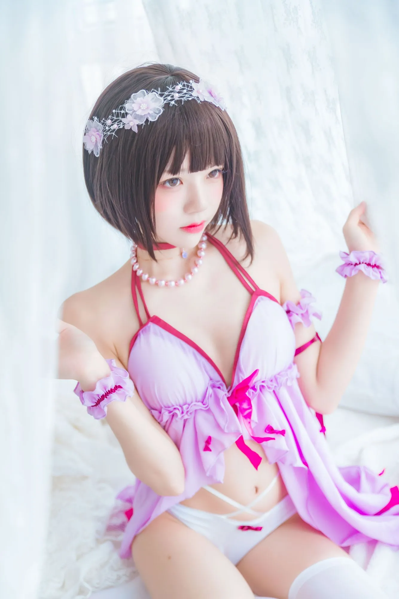图片[2]-No.037-加藤惠 小睡裙 [33P]-coswz-cos王者