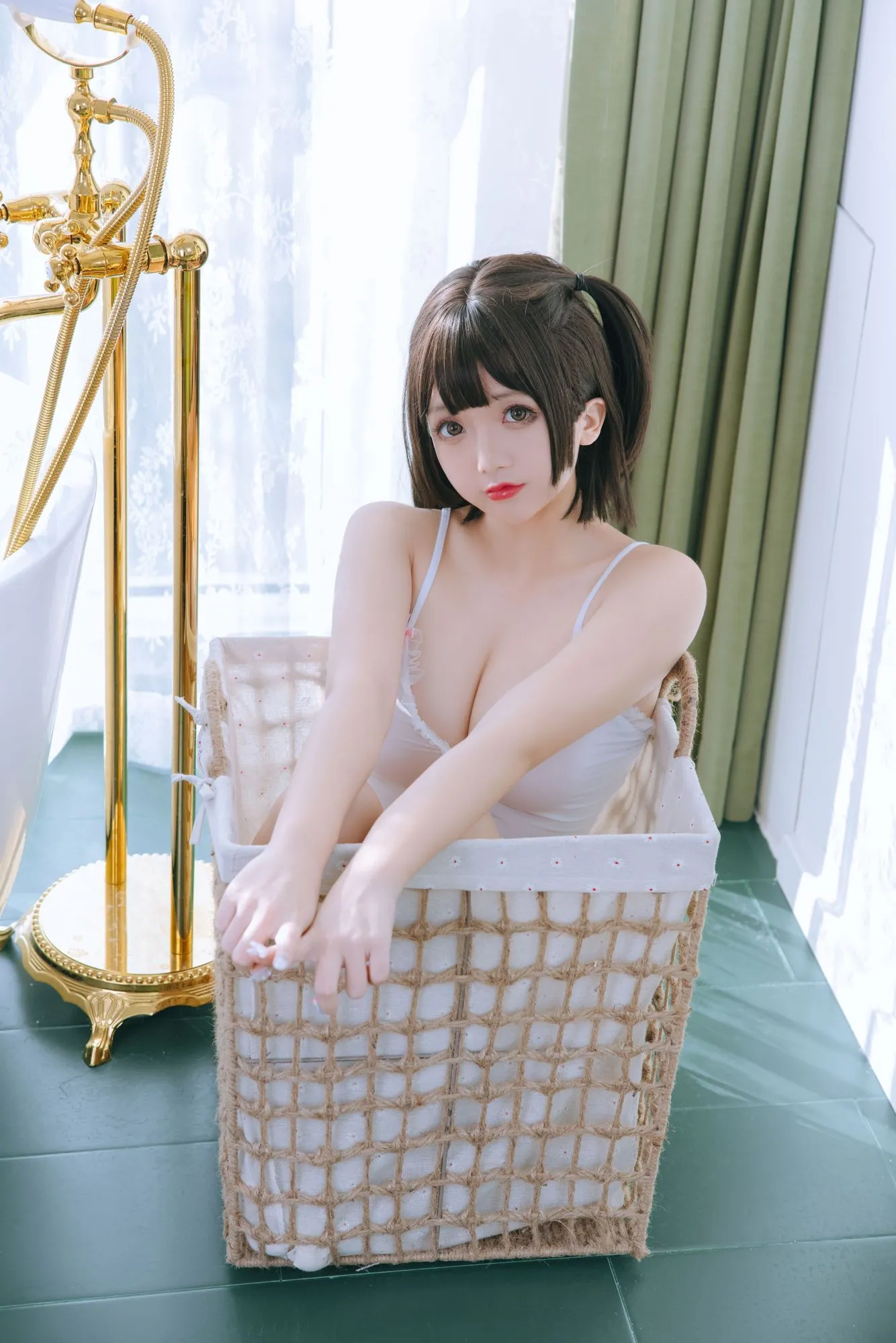图片[2]-No.043-湿身小白裙 [97P]-coswz-cos王者
