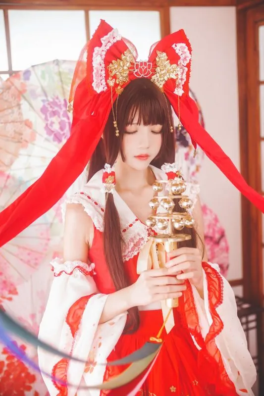 图片[3]-No.045-灵梦 新年快乐 [45P]-coswz-cos王者