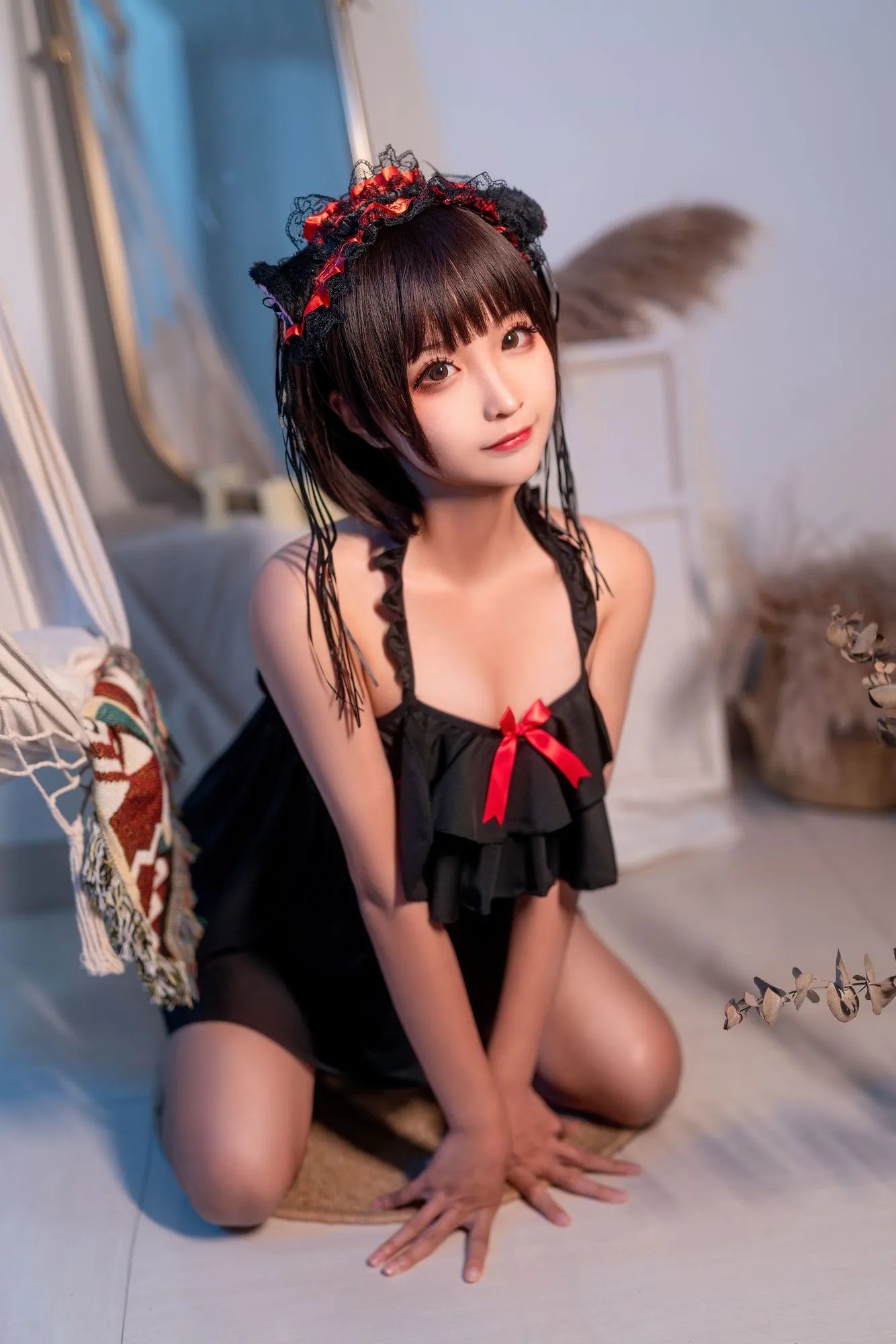 No.052-黑睡裙 [40P]-图妖社