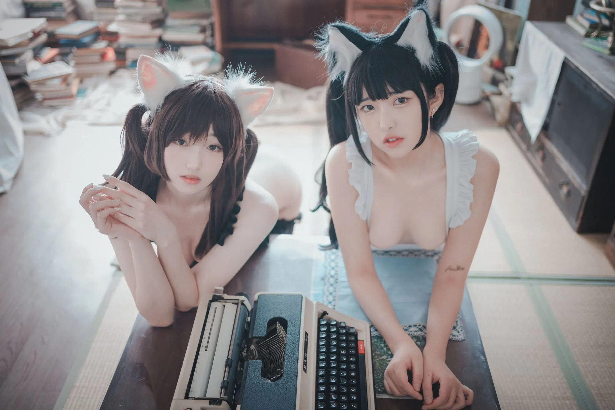图片[5]-No.071-[DJAWA] Maid Mansion W Bambi(밤비)&Sonson(손손) [153P]-coswz-cos王者