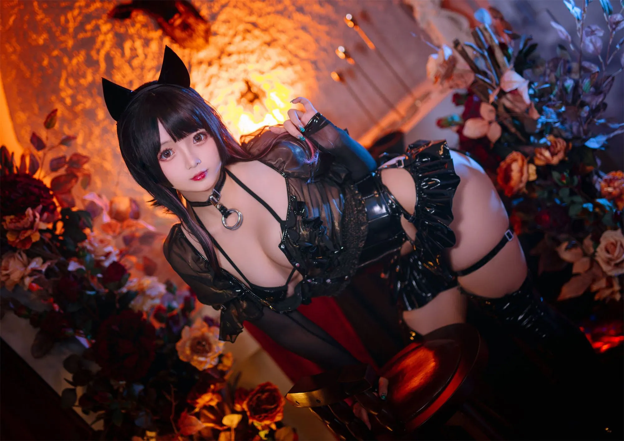 图片[2]-No.071 – 皮衣系列 猫猫领域 [120P 2V]-coswz-cos王者