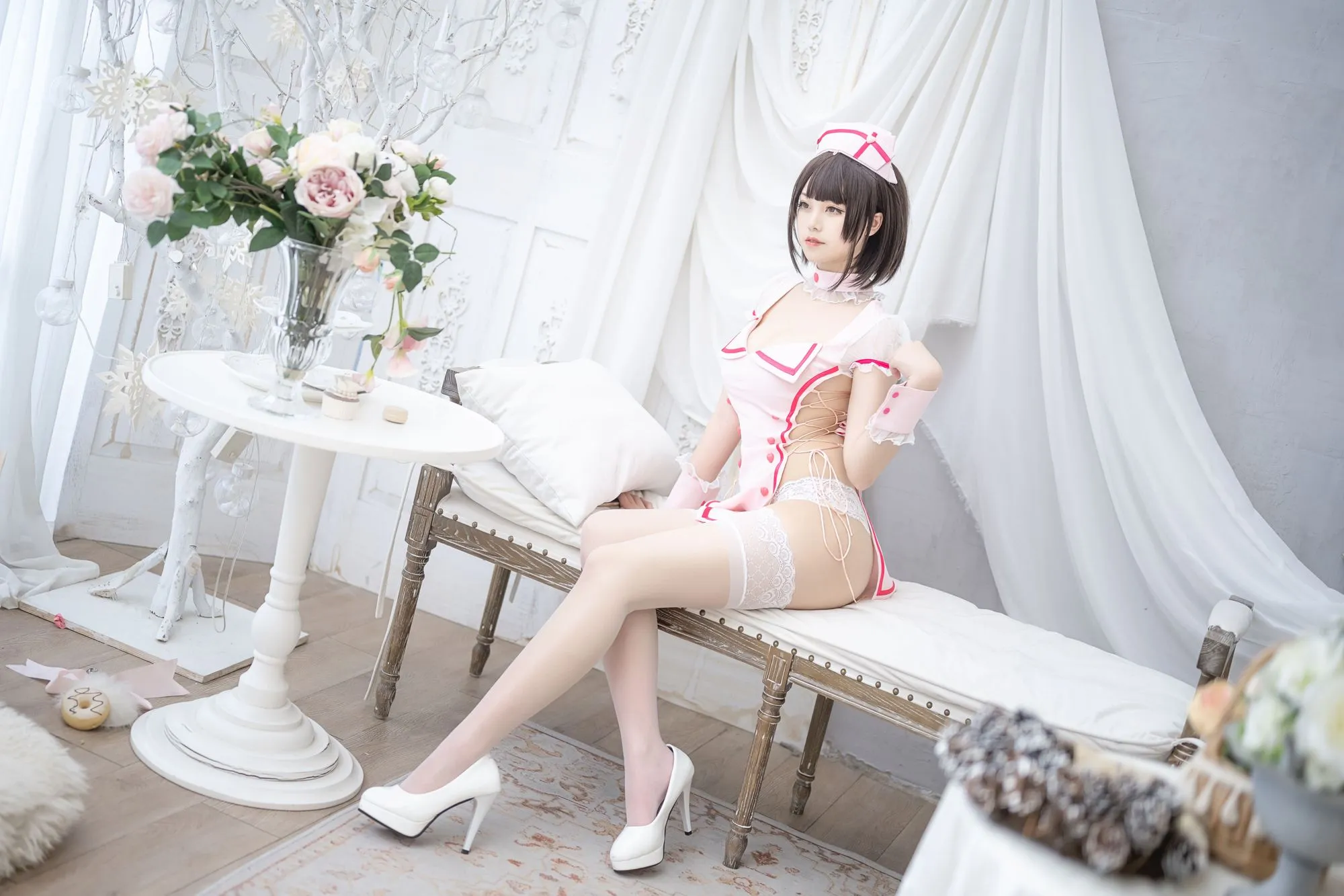 图片[2]-No.071-粉色小护士 [61P]-coswz-cos王者