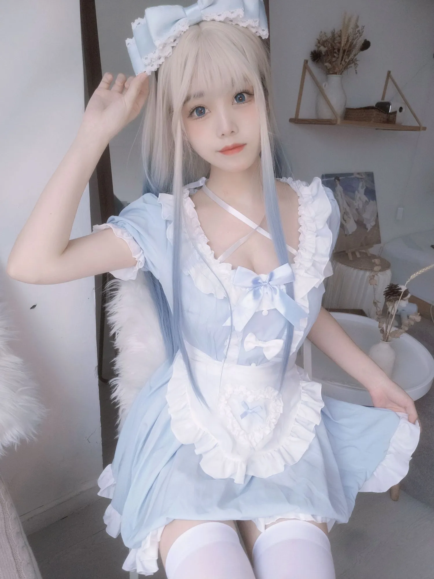 图片[3]-No.087-蓝baby [27P 2V]-coswz-cos王者