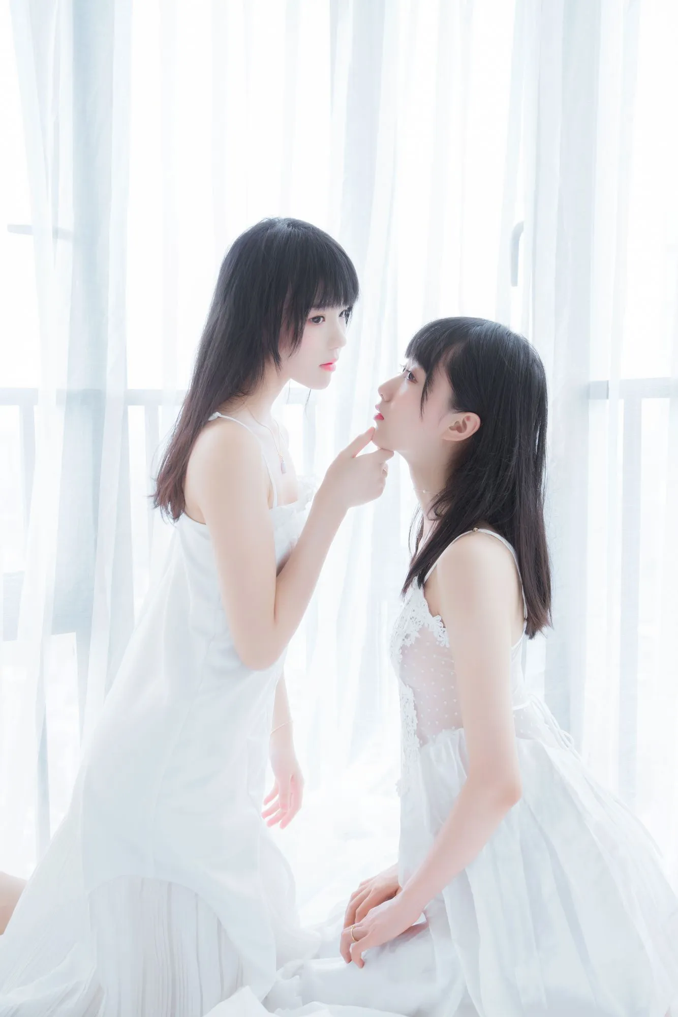 图片[2]-No.095-朝(白裙×白裙) – 桜桃喵&木绵绵OwO [58P]-coswz-cos王者