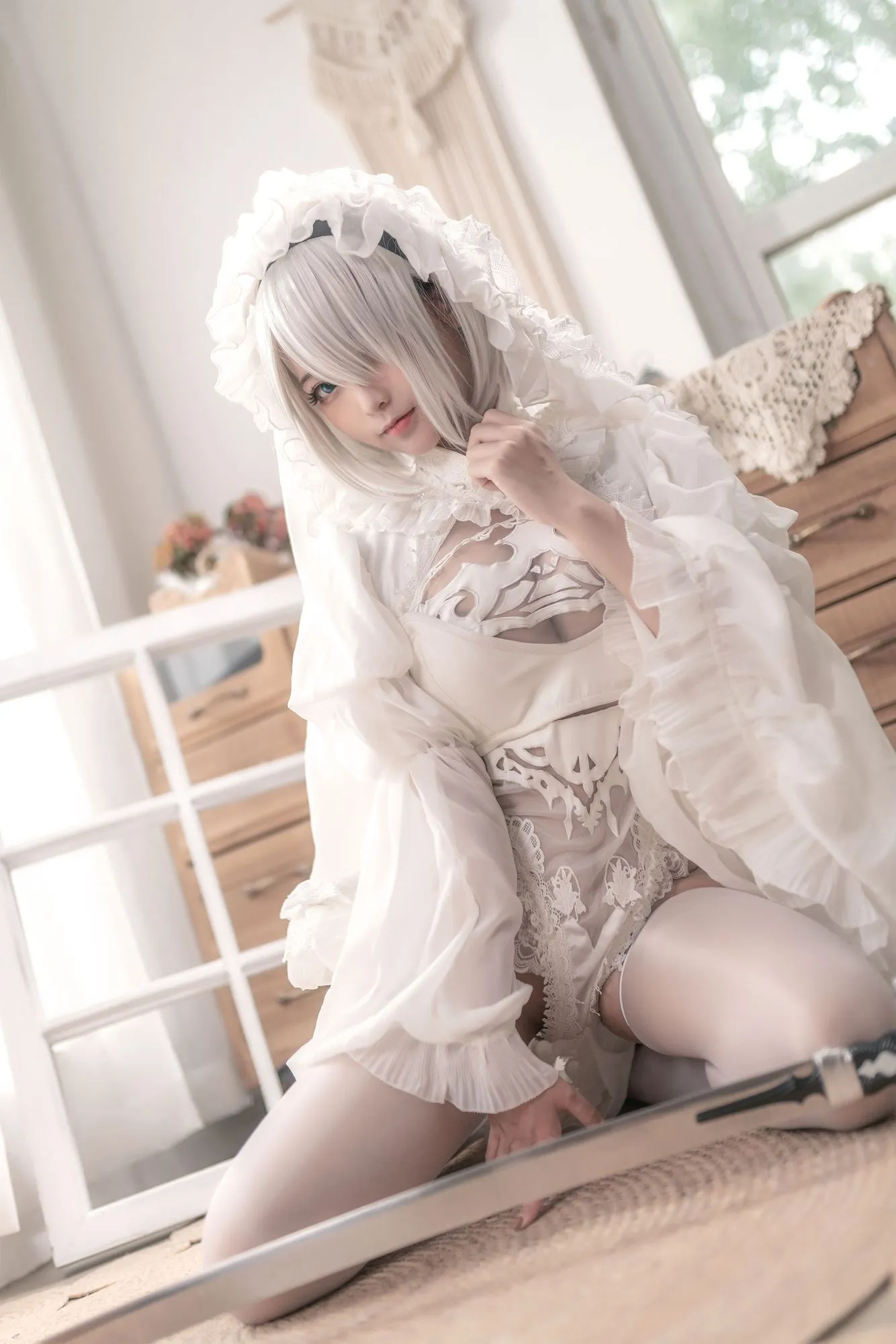 图片[5]-No.098-尼尔纪元 白花嫁 [20P]-coswz-cos王者