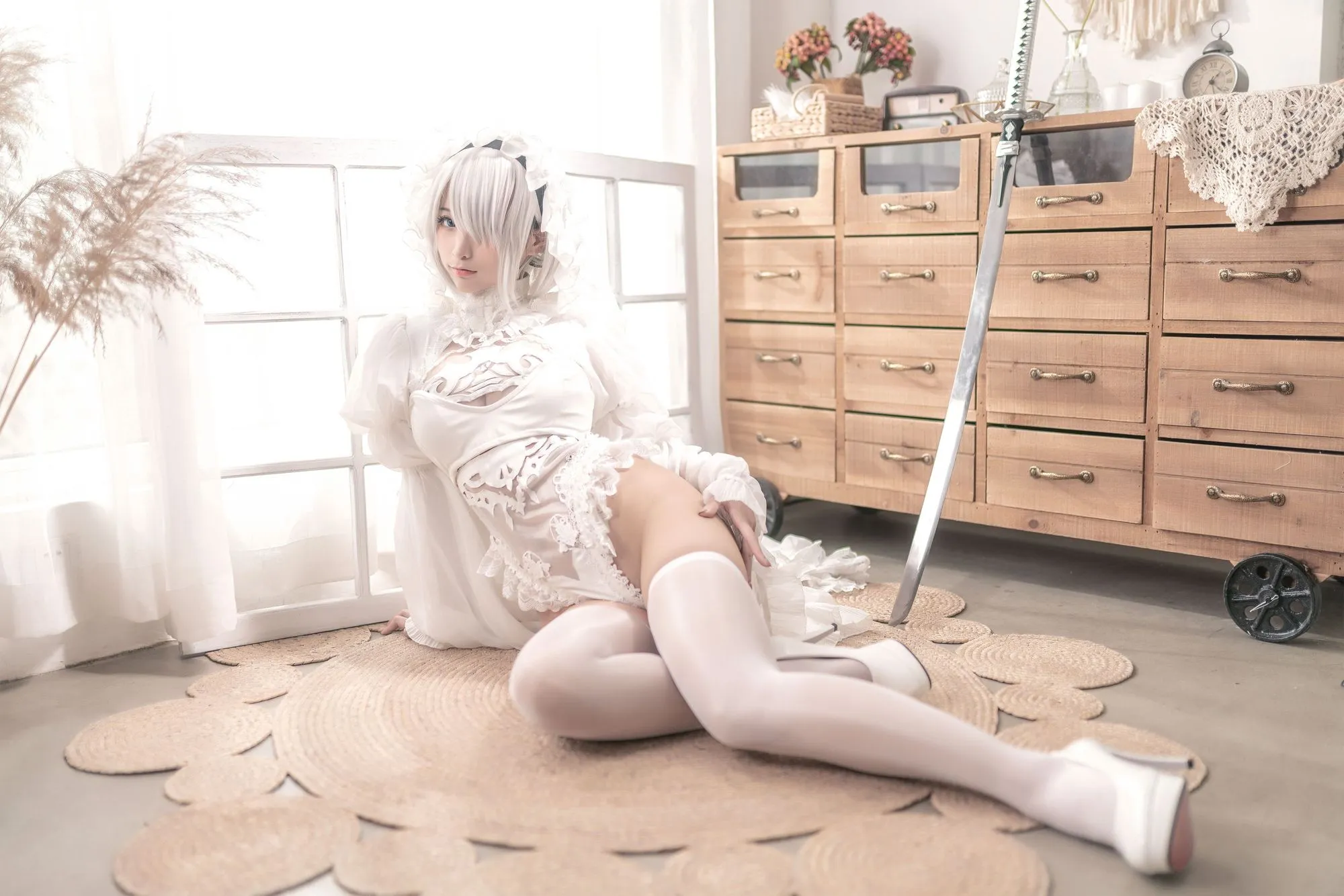 图片[4]-No.098-尼尔纪元 白花嫁 [20P]-coswz-cos王者