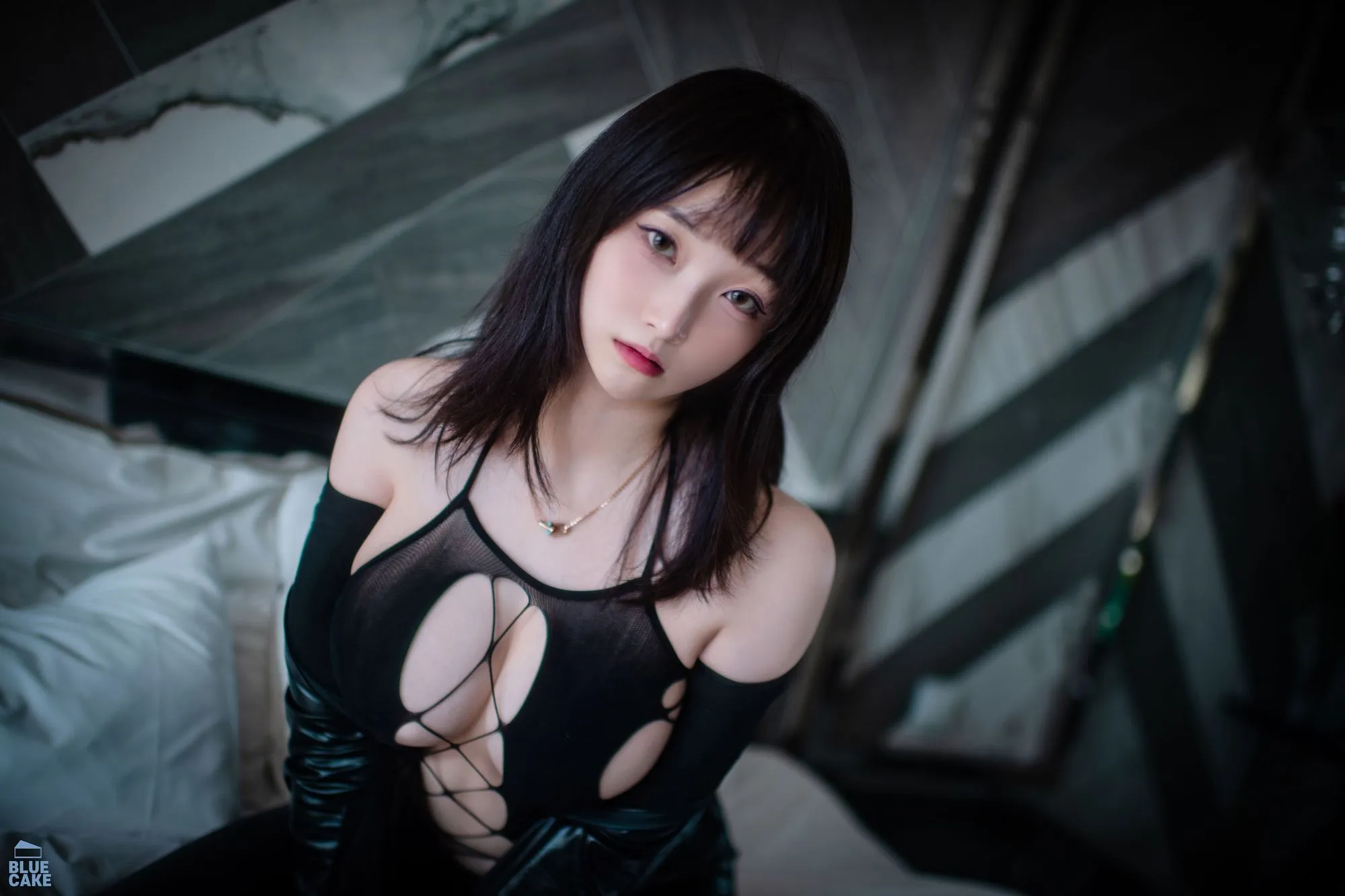图片[2]-No.106-[BLUECAKE] Black Mist Mesh&Stocking [129P]-coswz-cos王者