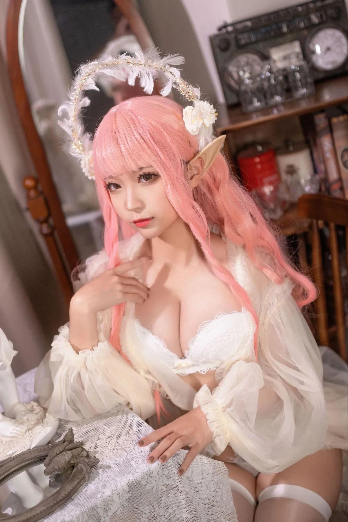 图片[2]-No.121-《尖耳国度》粉精灵 [40P]-coswz-cos王者