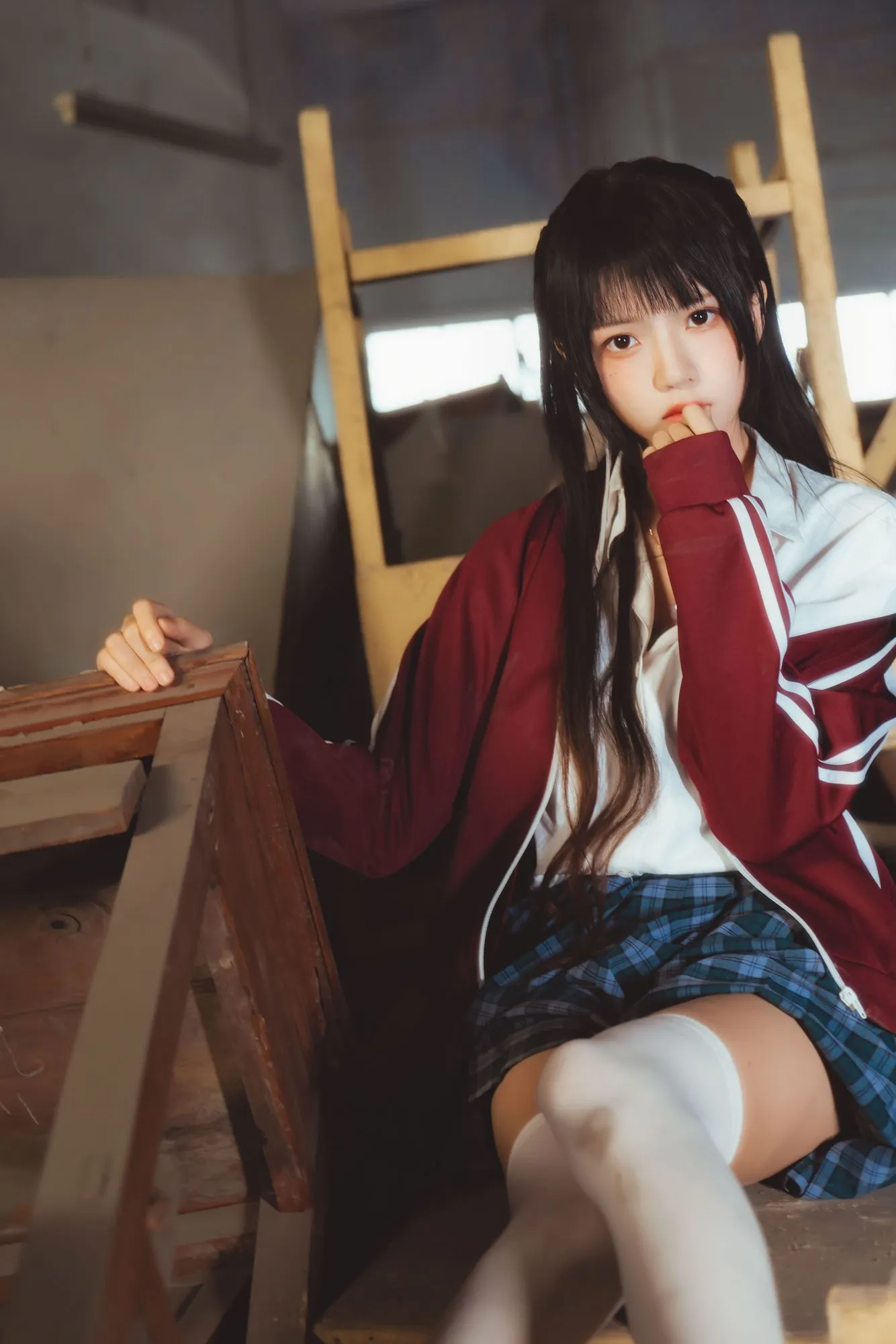 图片[6]-No.125-桜桃未熟3 废弃教室 [38P]-coswz-cos王者