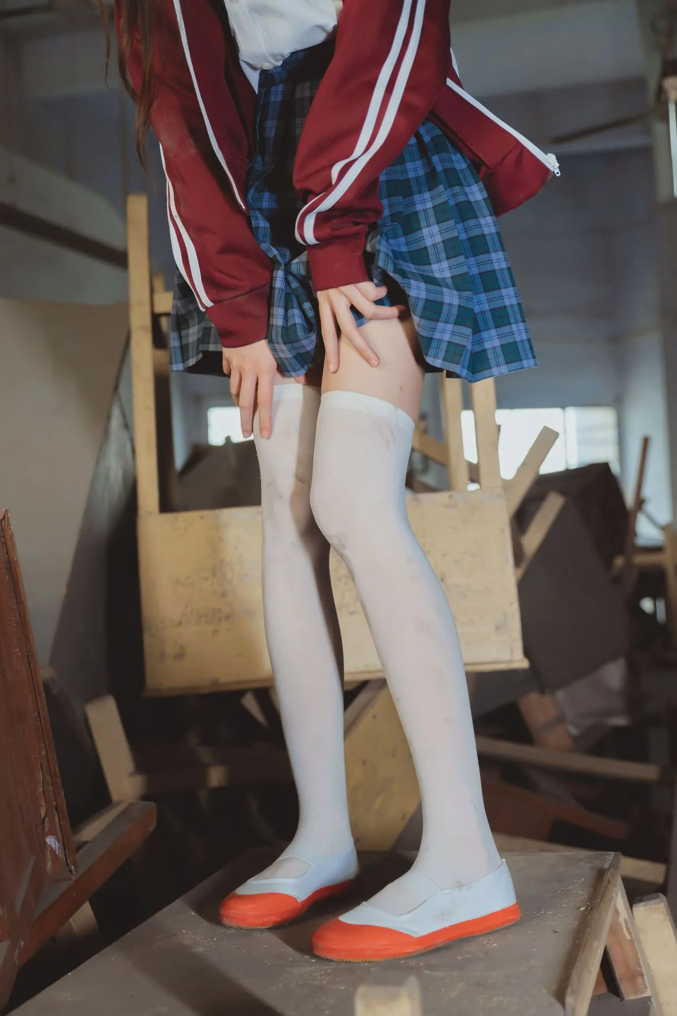 图片[4]-No.125-桜桃未熟3 废弃教室 [38P]-coswz-cos王者