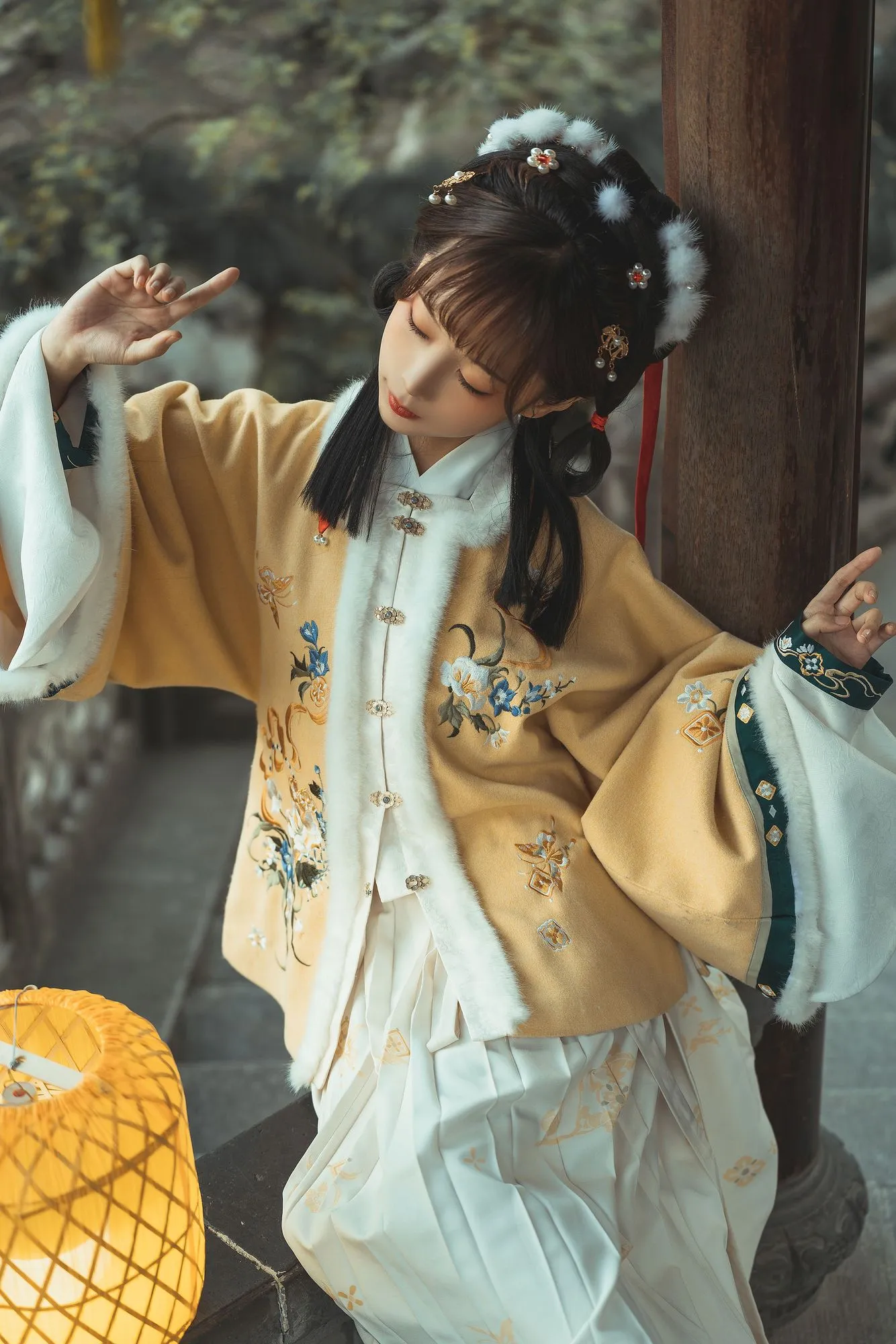 图片[5]-No.141-黄汉服 [9P]-coswz-cos王者