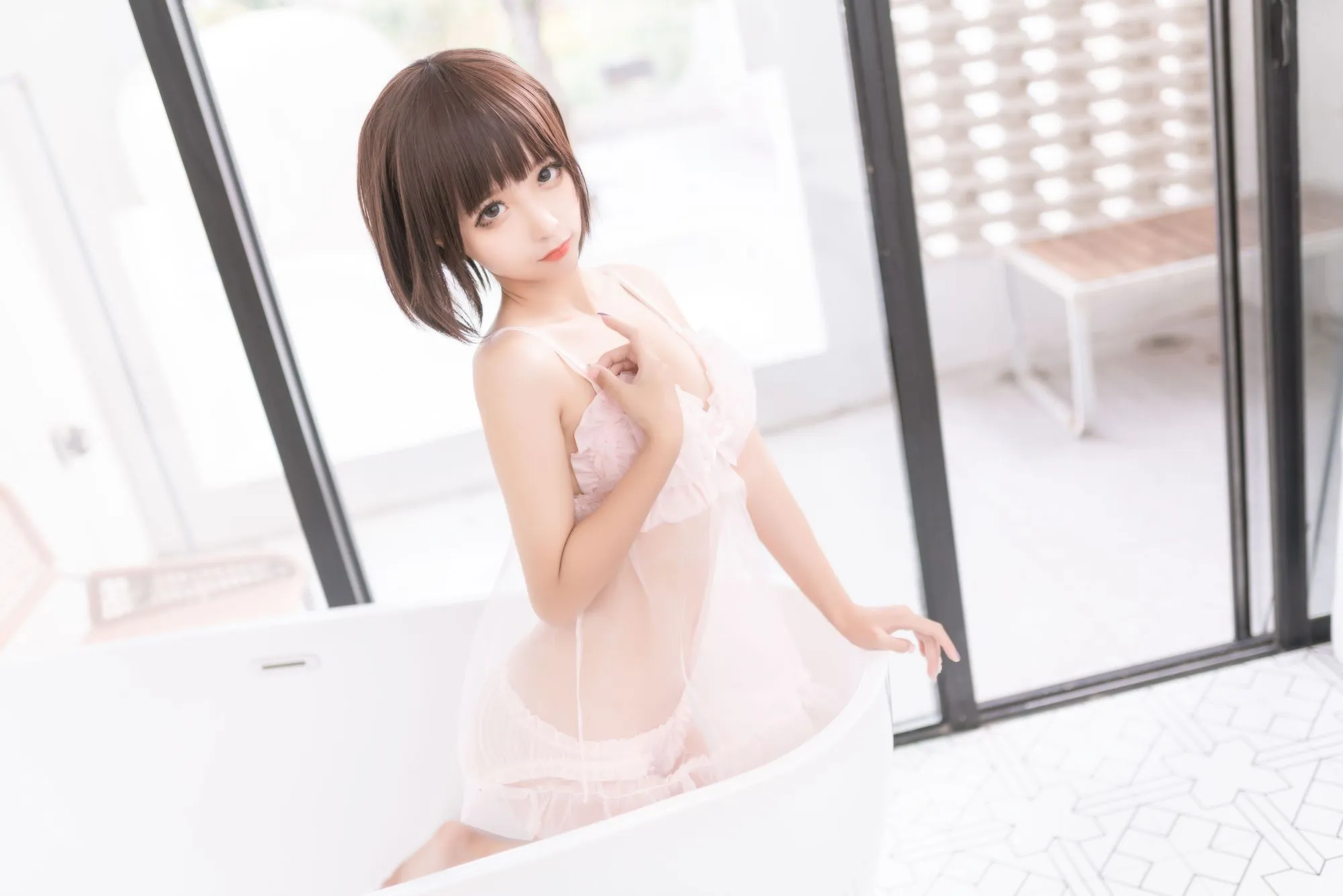 图片[2]-No.162-沫沫真爱版 粉纱 [40P]-coswz-cos王者