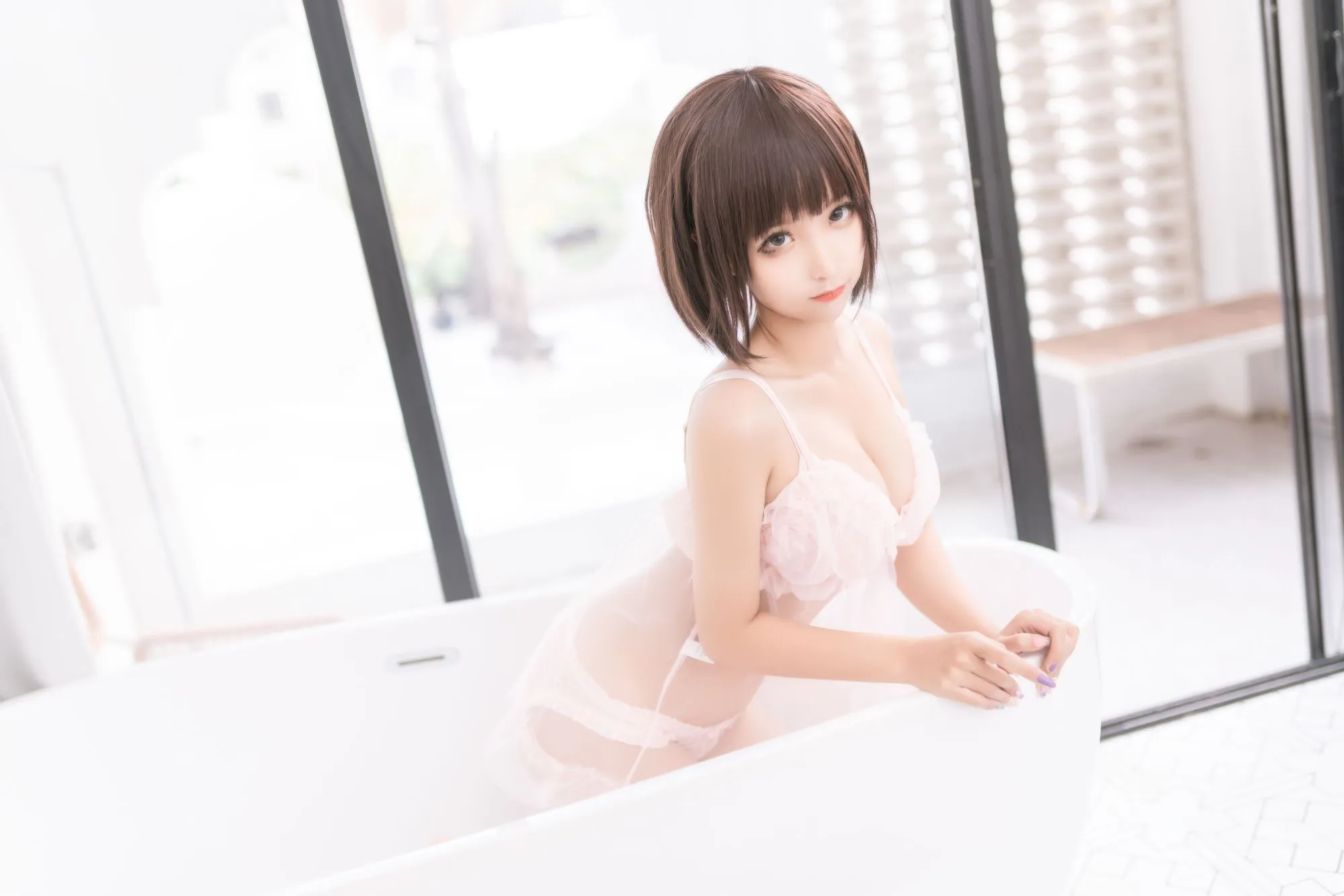 图片[3]-No.162-沫沫真爱版 粉纱 [40P]-coswz-cos王者