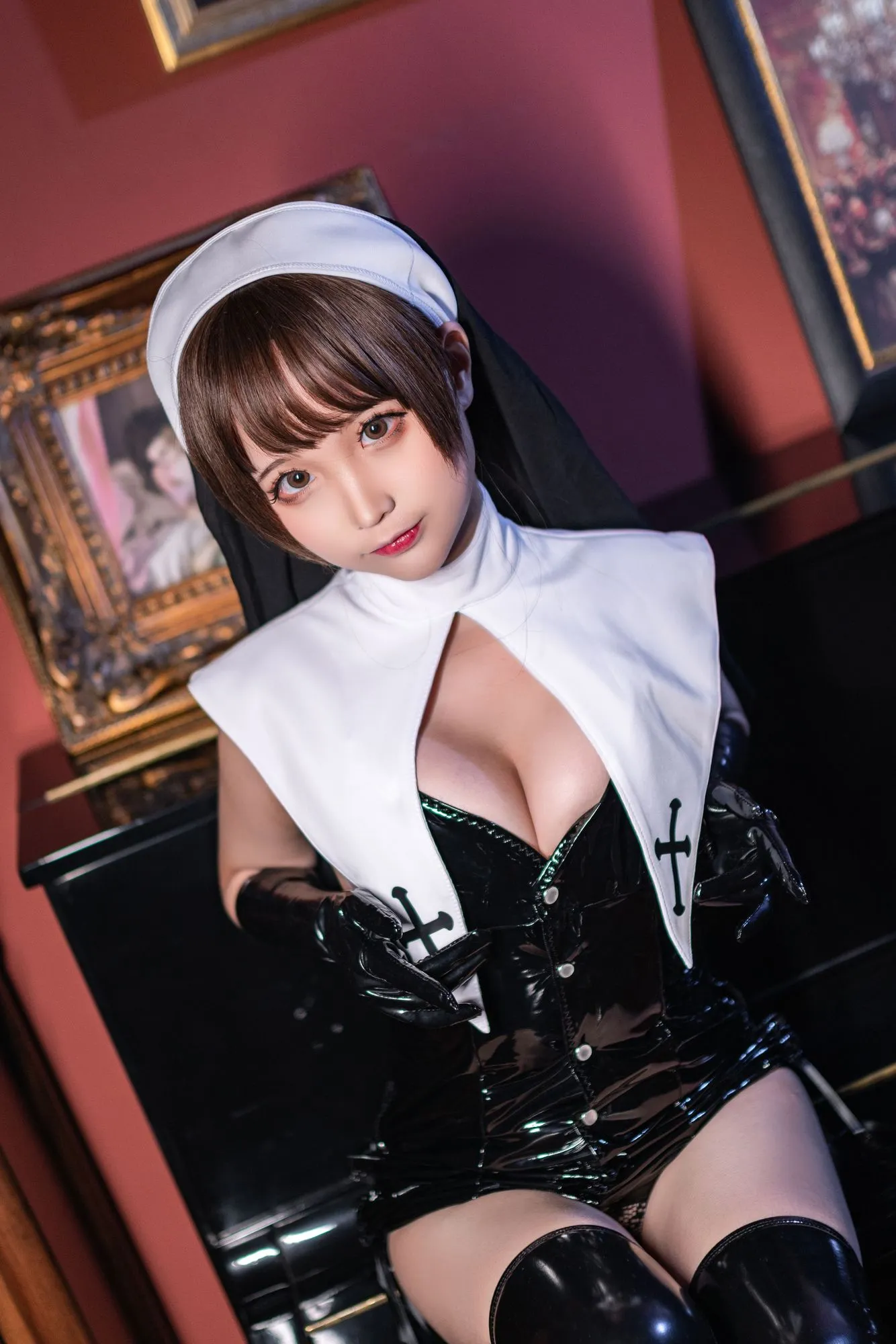 图片[2]-No.166-沫沫真爱版 魅–皮修女 [40P]-coswz-cos王者