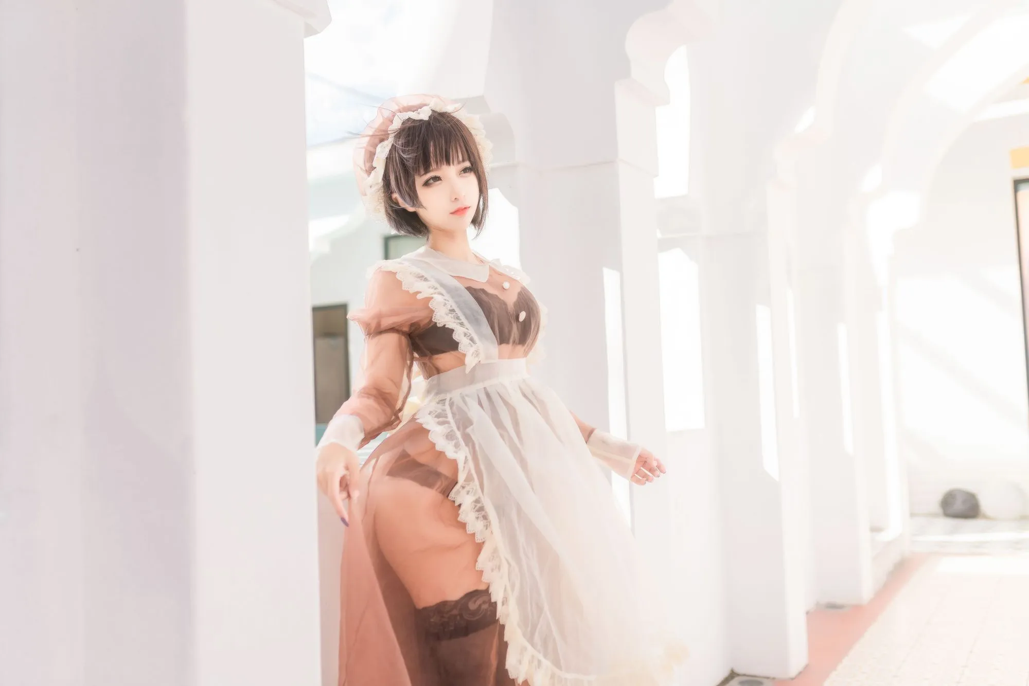 No.172-沫沫真爱版 纱-室外女仆 [40P]-图妖社