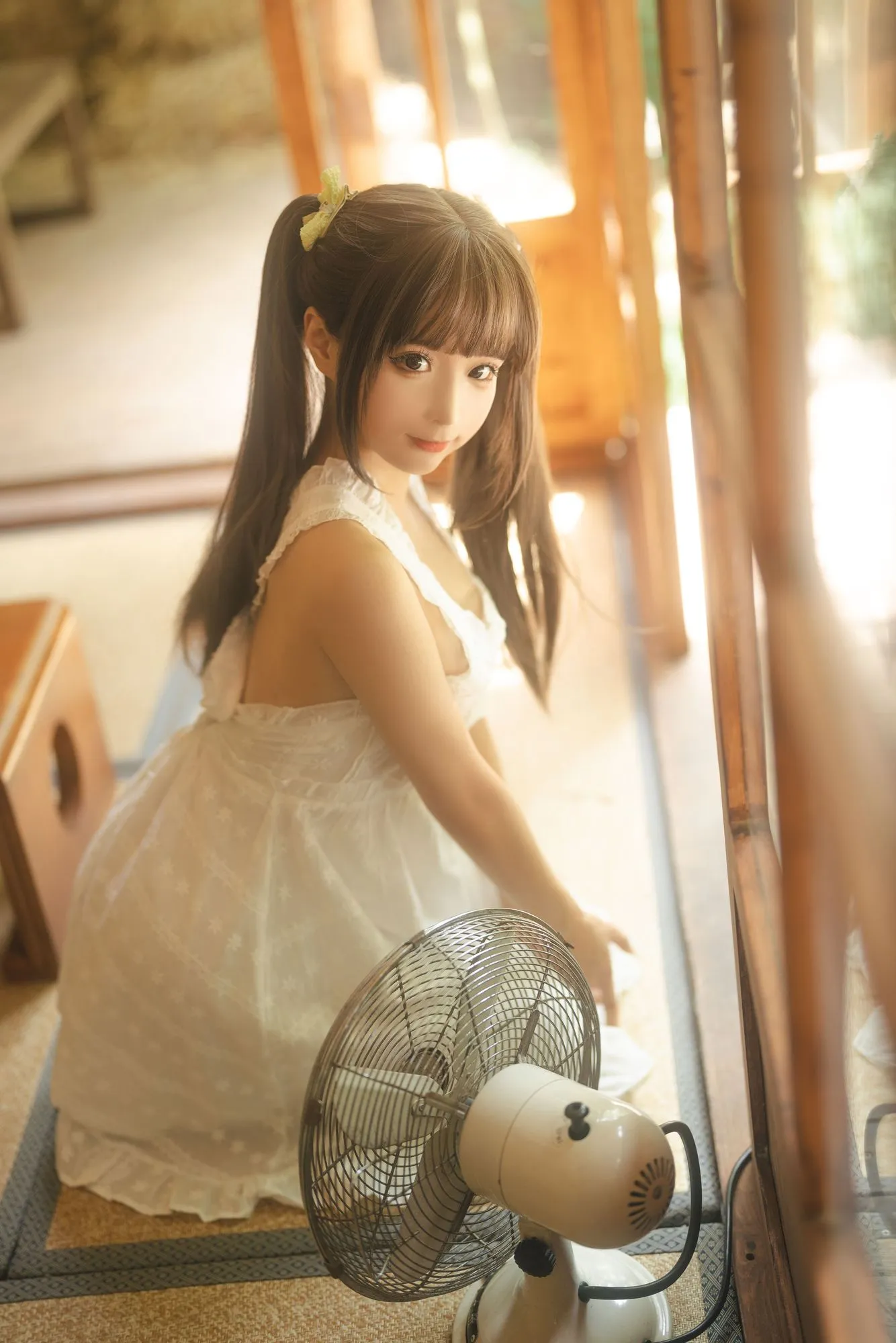 图片[3]-No.182-白吊带 夏 [115P 1V]-coswz-cos王者
