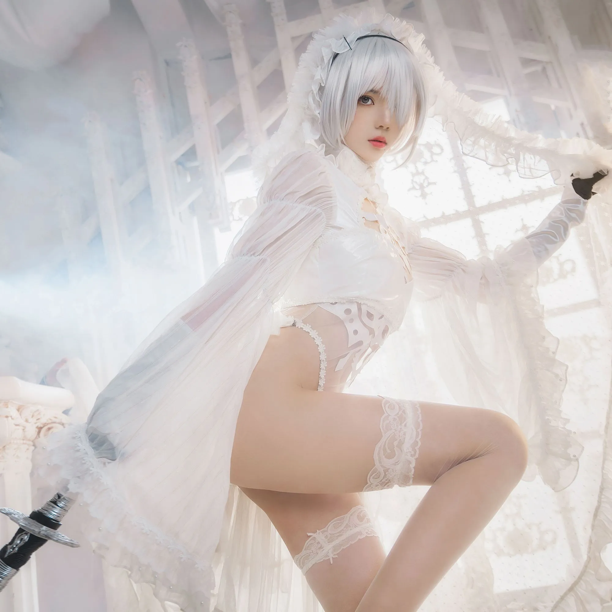 图片[5]-No.203 – 2B花嫁 [69P]-coswz-cos王者