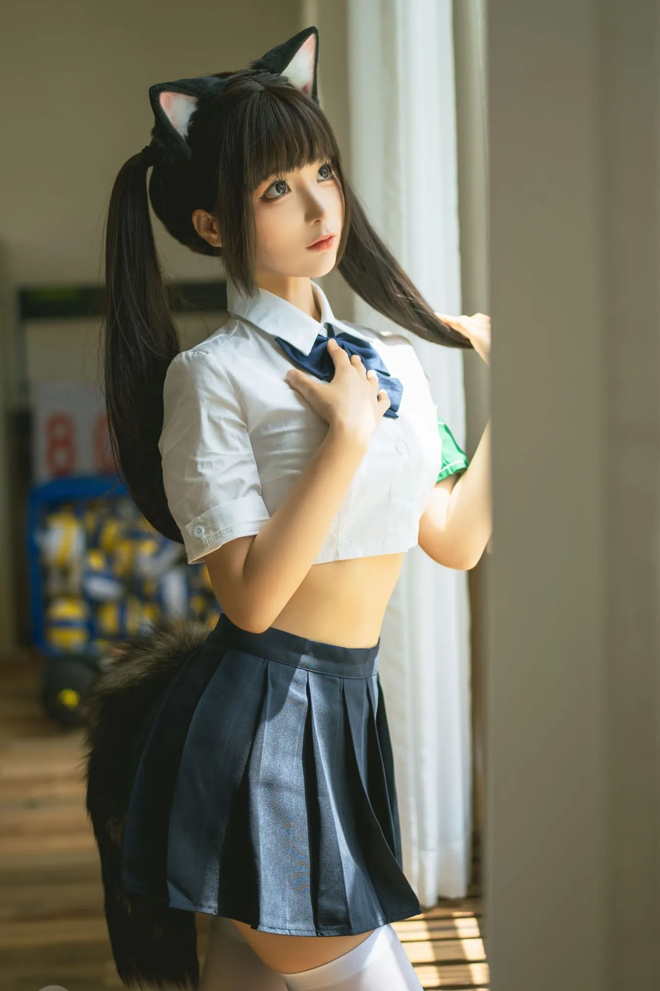 图片[3]-No.212 – 猫耳学妹 [20P]-coswz-cos王者