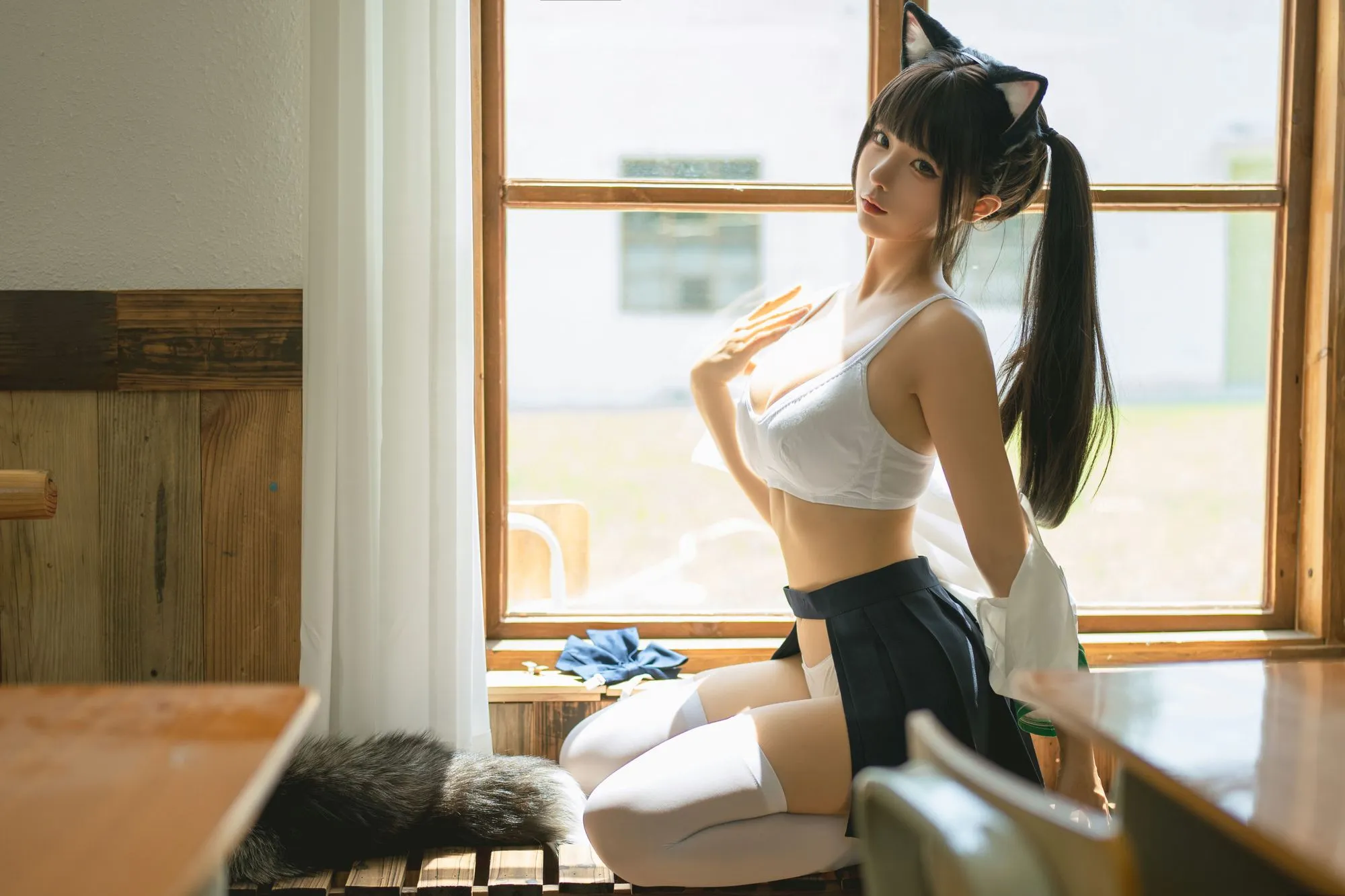 图片[5]-No.212 – 猫耳学妹 [20P]-coswz-cos王者