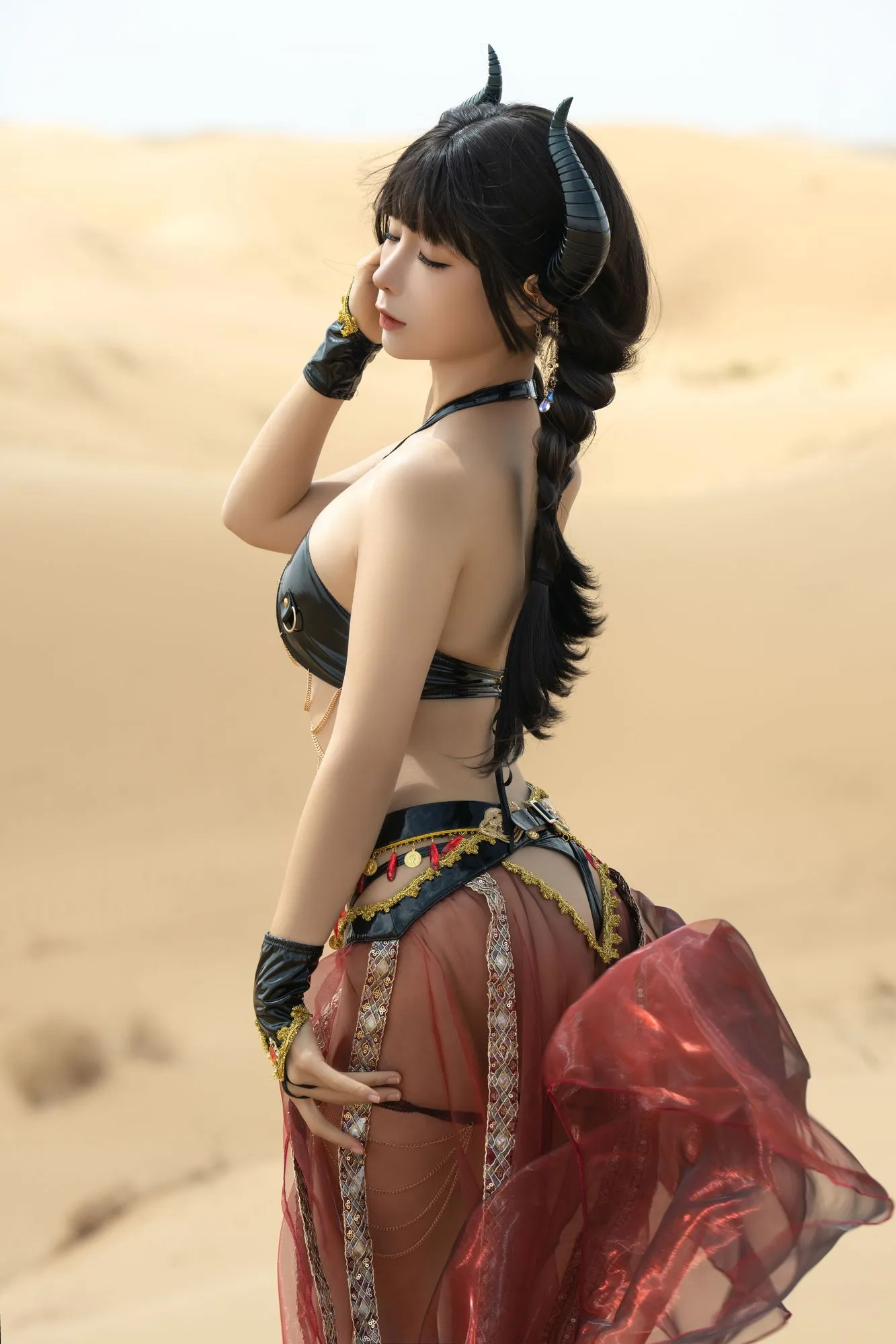 图片[2]-No.248 – 沙漠魅魔 [9P]-coswz-cos王者