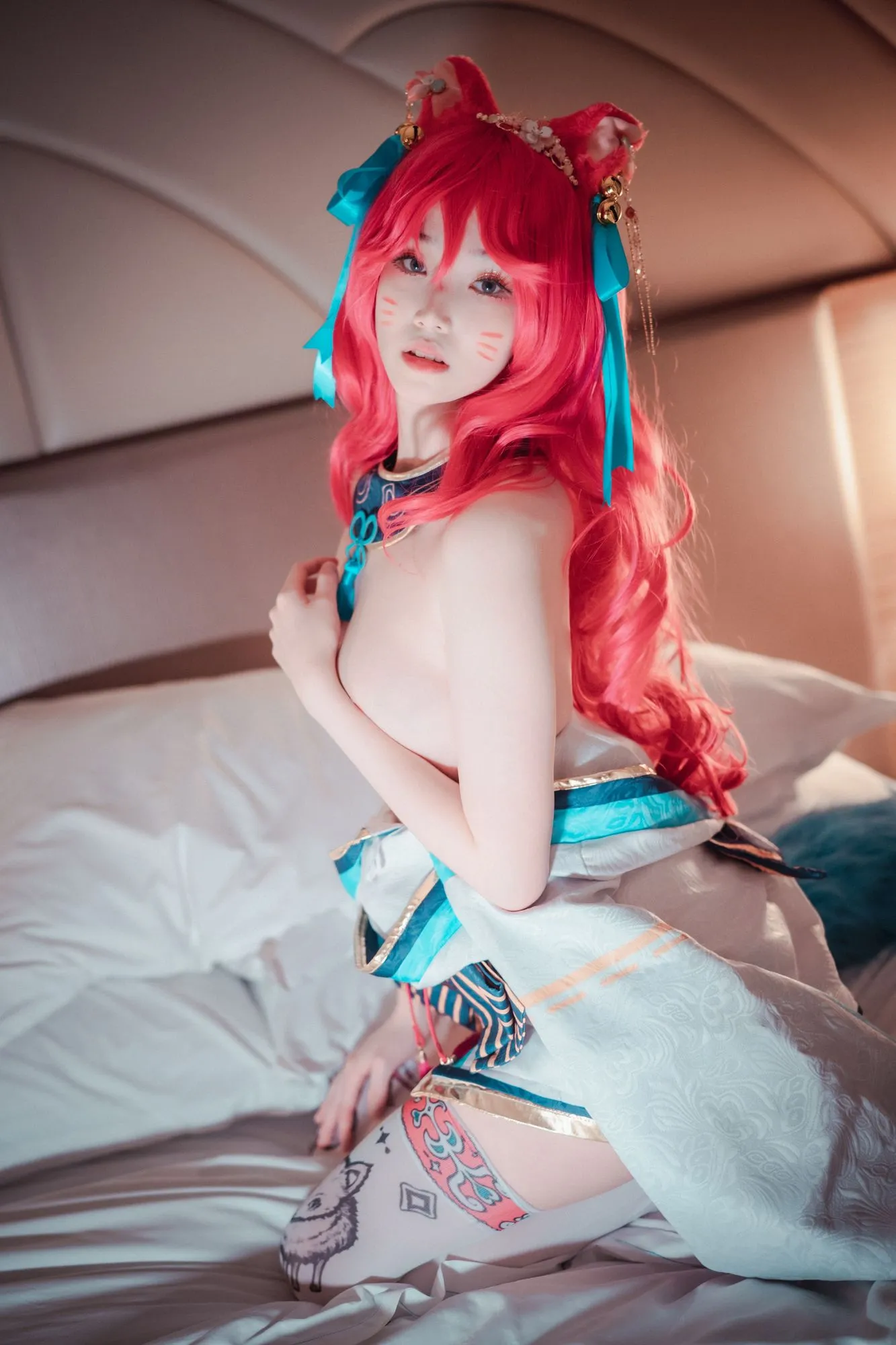 图片[3]-No.019-Spirit Blossom Ahri – S-Version [56P]-coswz-cos王者
