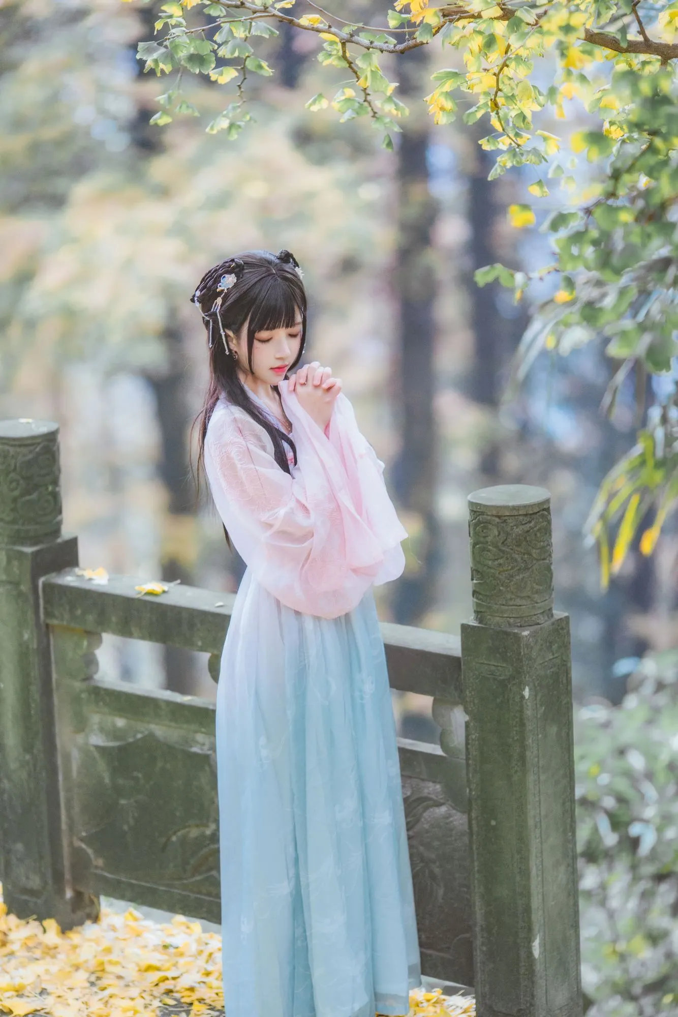 图片[4]-No.145-温柔×4 – 汉服银杏 [10P]-coswz-cos王者