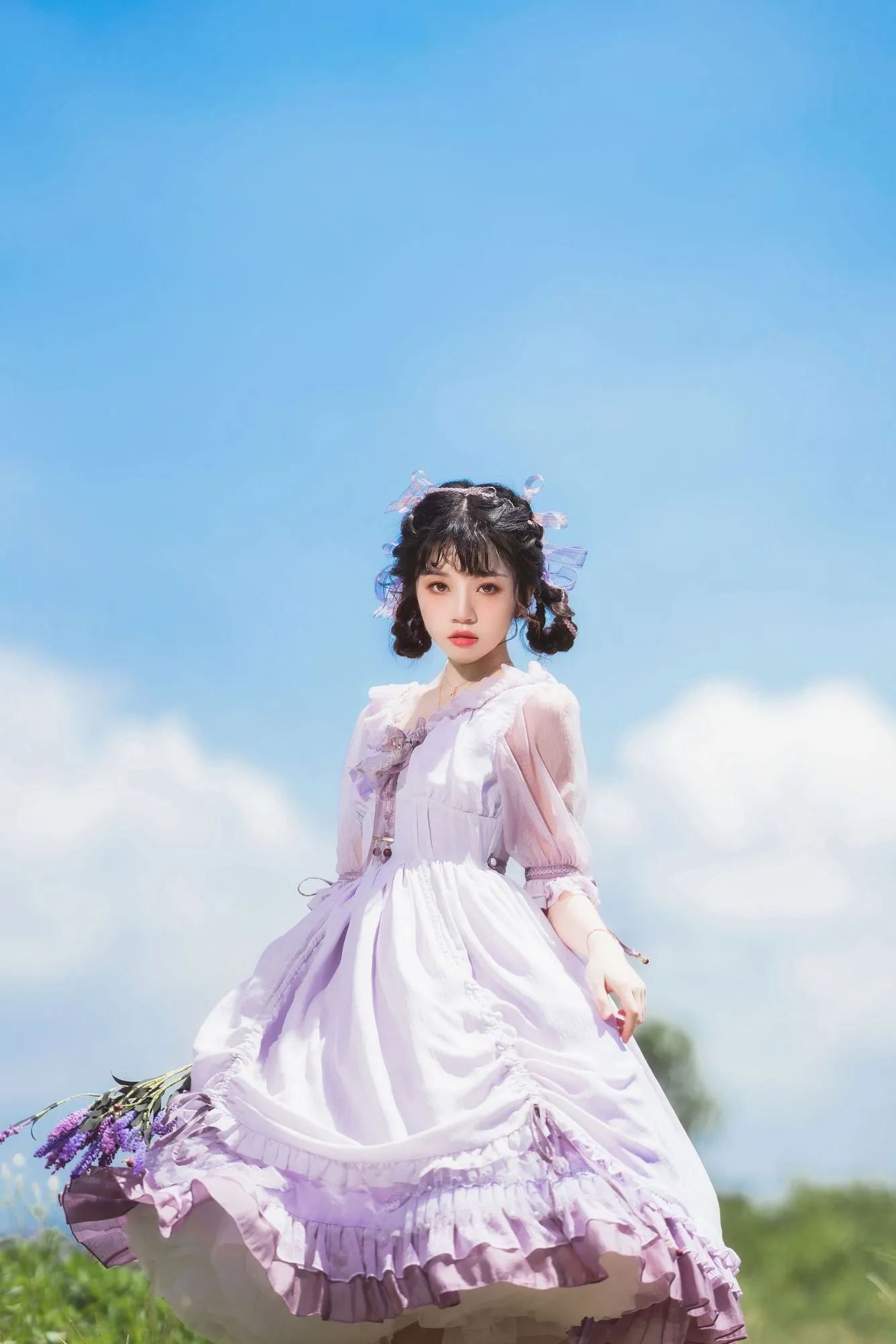 图片[2]-No.143-少女×4 – 紫萱 [15P]-coswz-cos王者