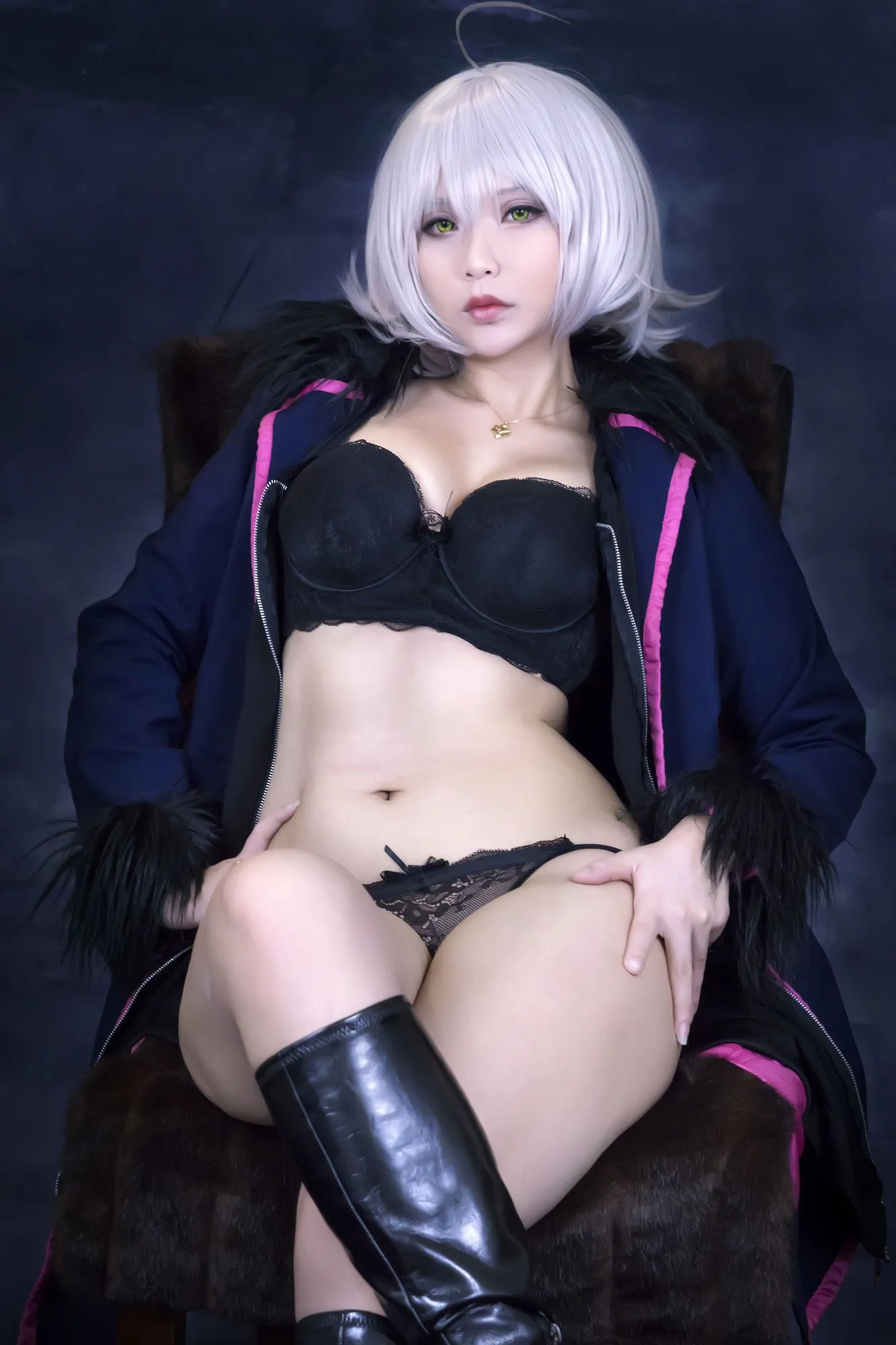 图片[4]-No.005-Fate 黑贞 [12P]-coswz-cos王者