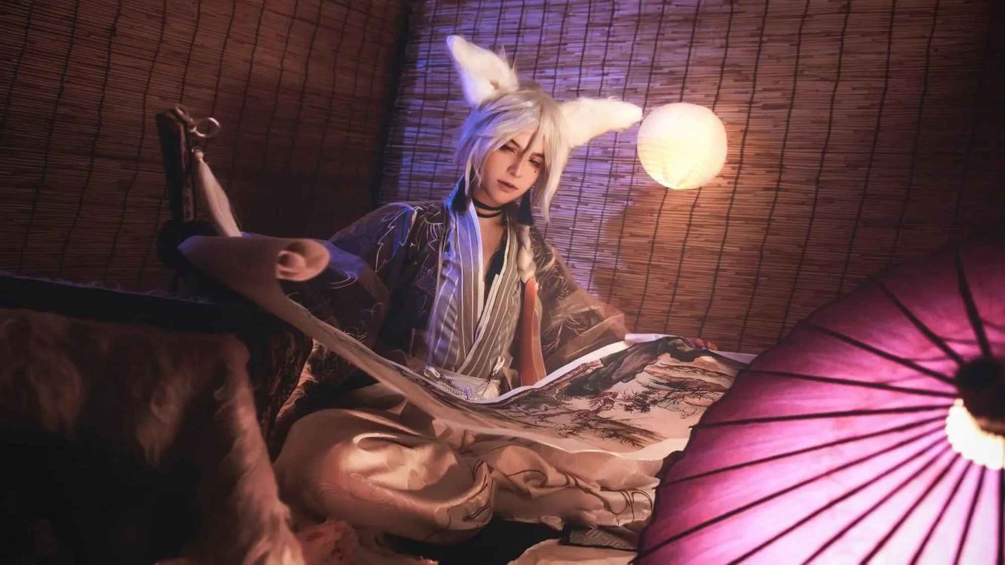 No.006-阴阳师 妖狐 逐月照君 [8P]-图妖社