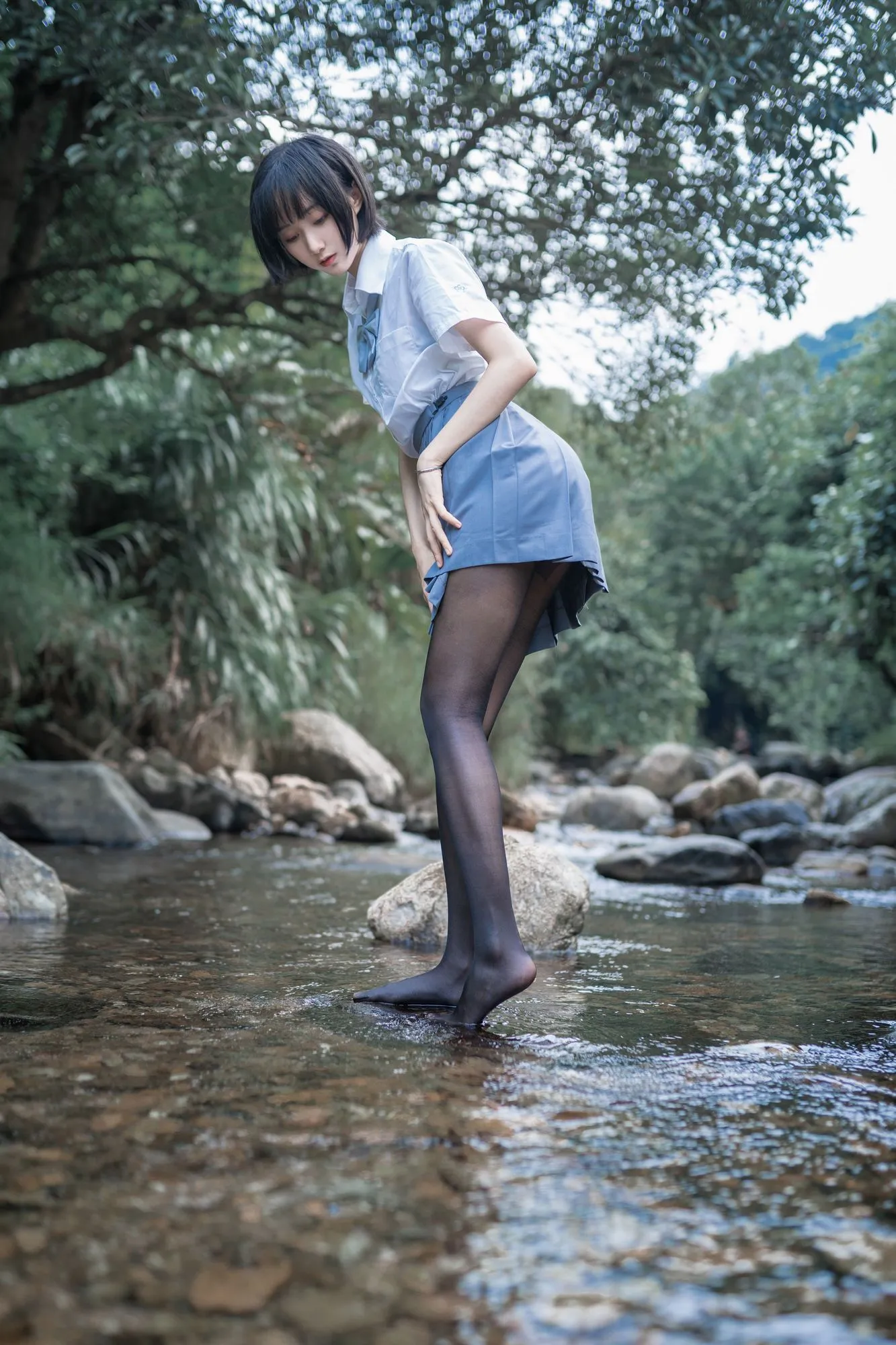 No.007-水色溪边制服 [51P]-图妖社