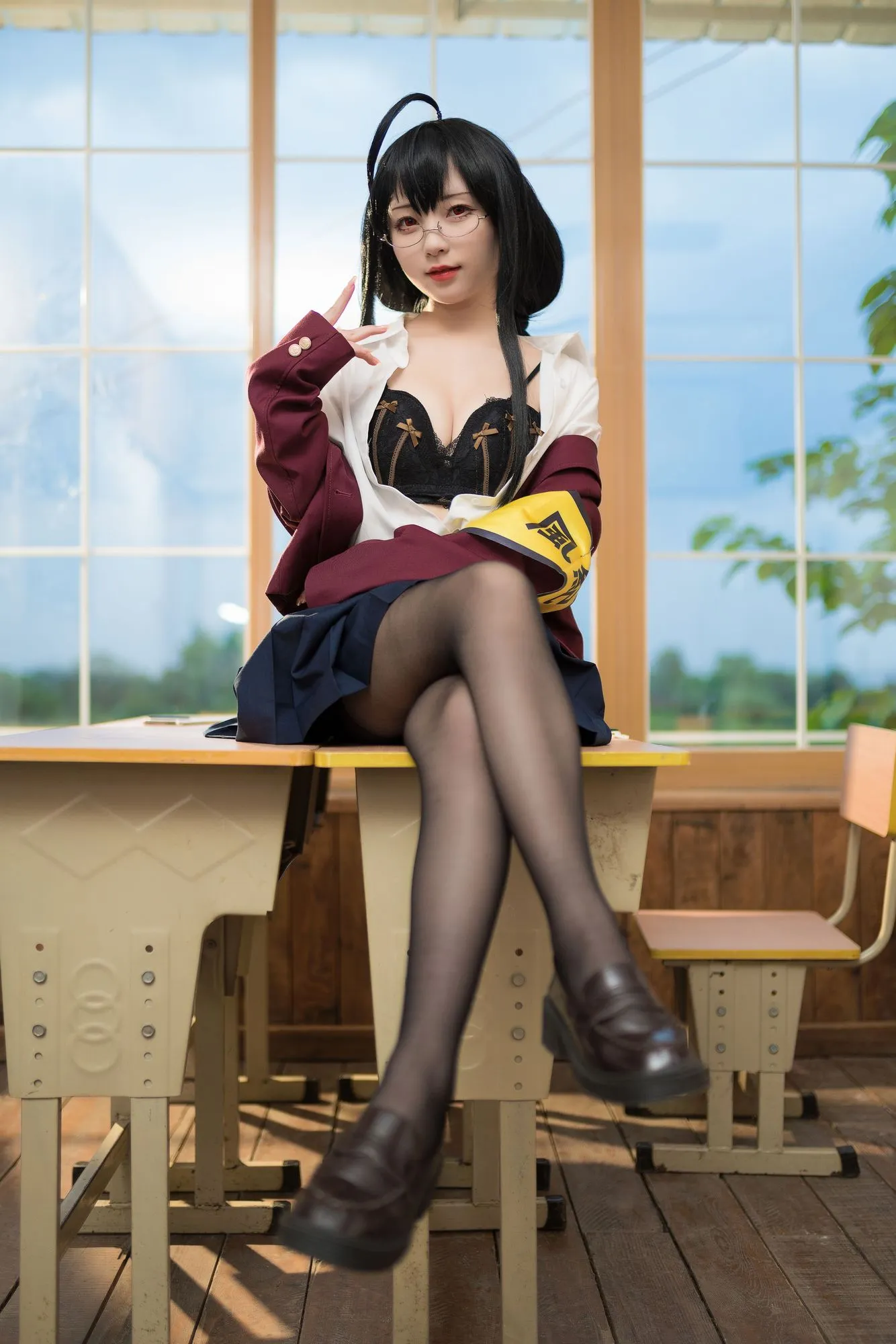 No.010-大凤JK 放学后 风纪委员 [71P]-图妖社