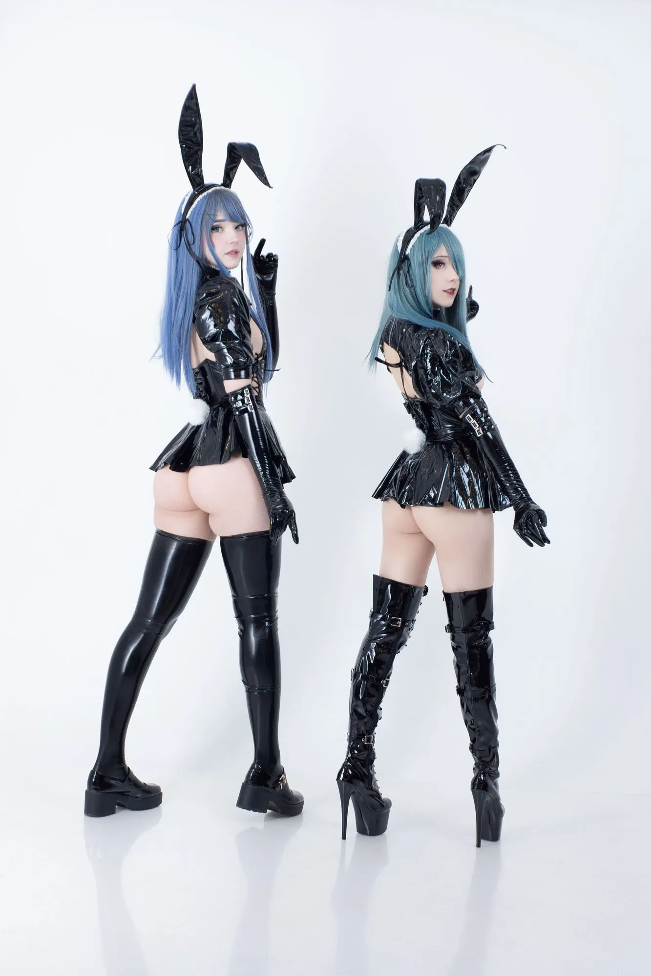 图片[2]-No.011-Latex Bunny Twins [57P 10V]-coswz-cos王者