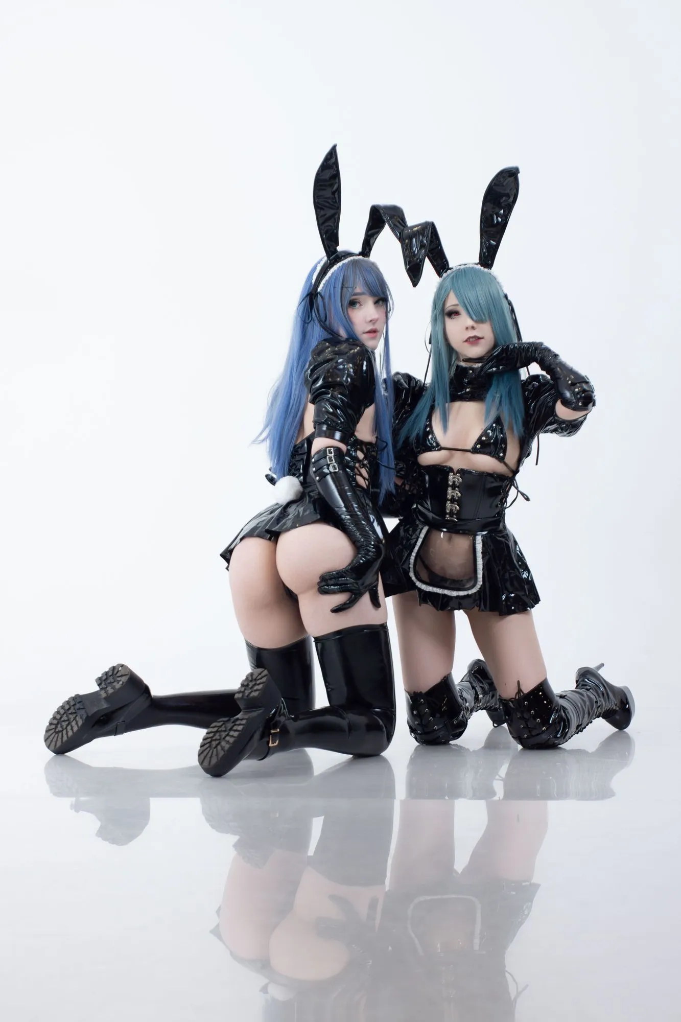 No.011-Latex Bunny Twins [57P 10V]-图妖社