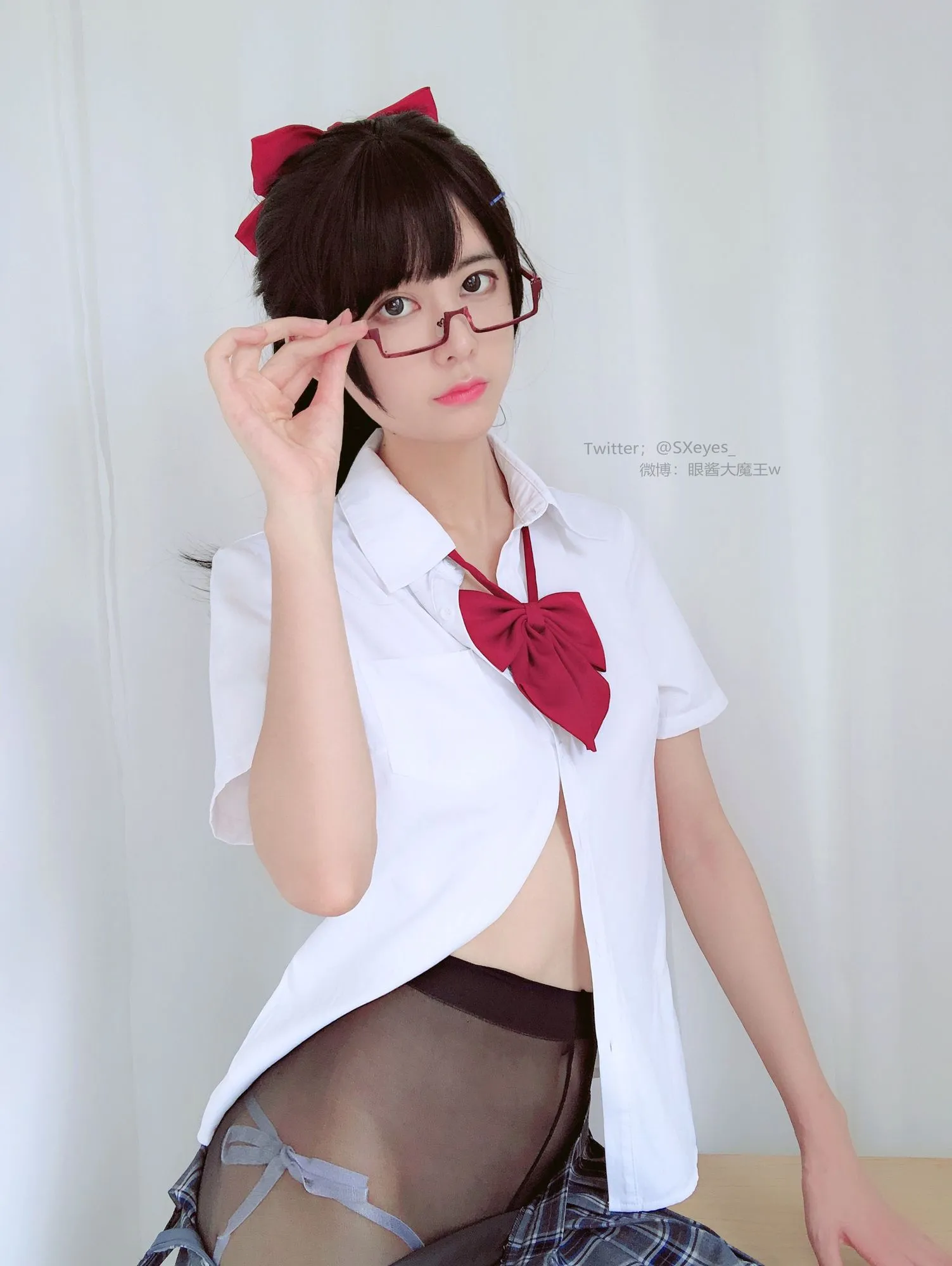 No.012-黑丝jk4 [8P]-图妖社