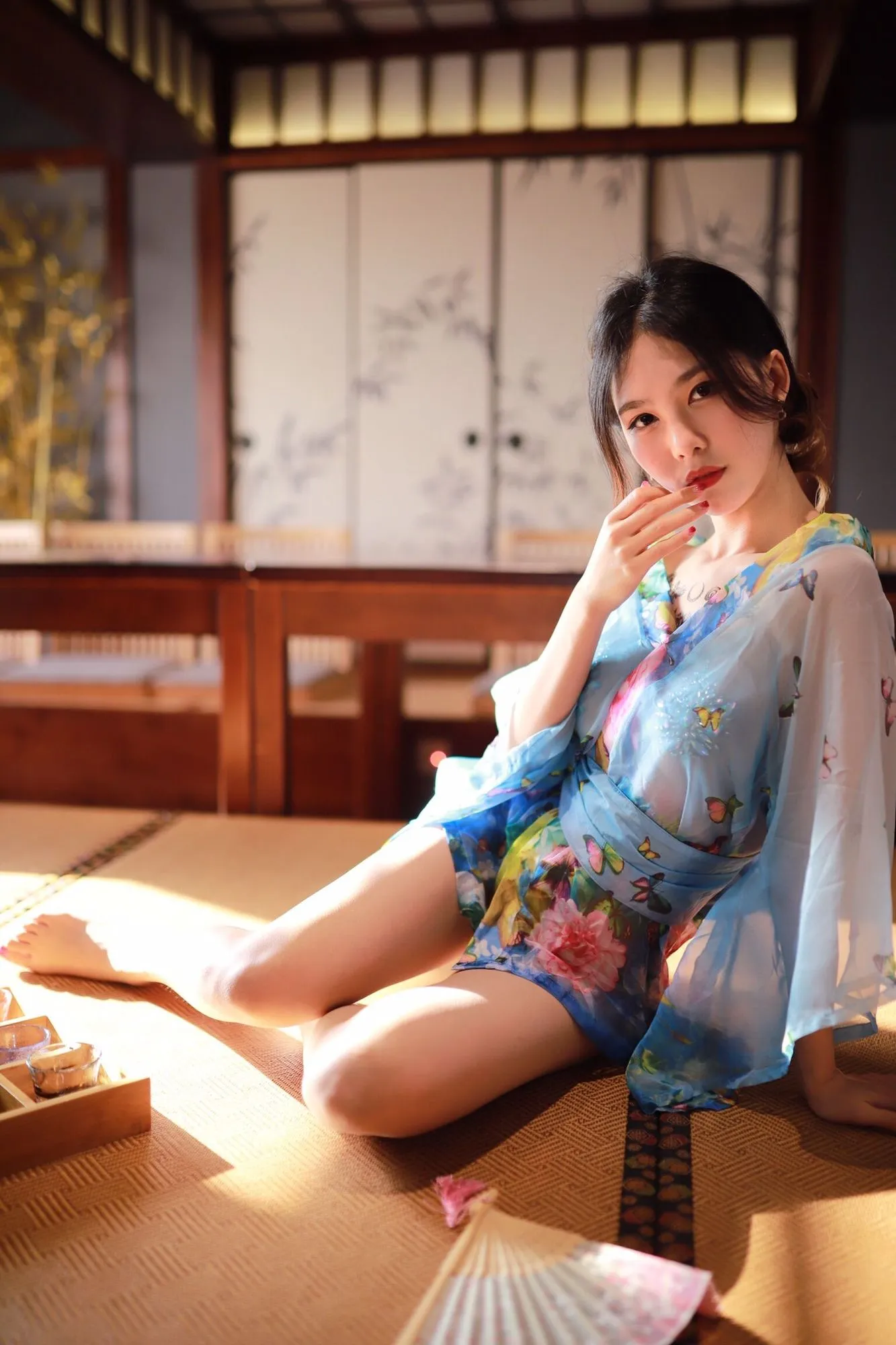 No.013-水蓝和服 [30P]-图妖社