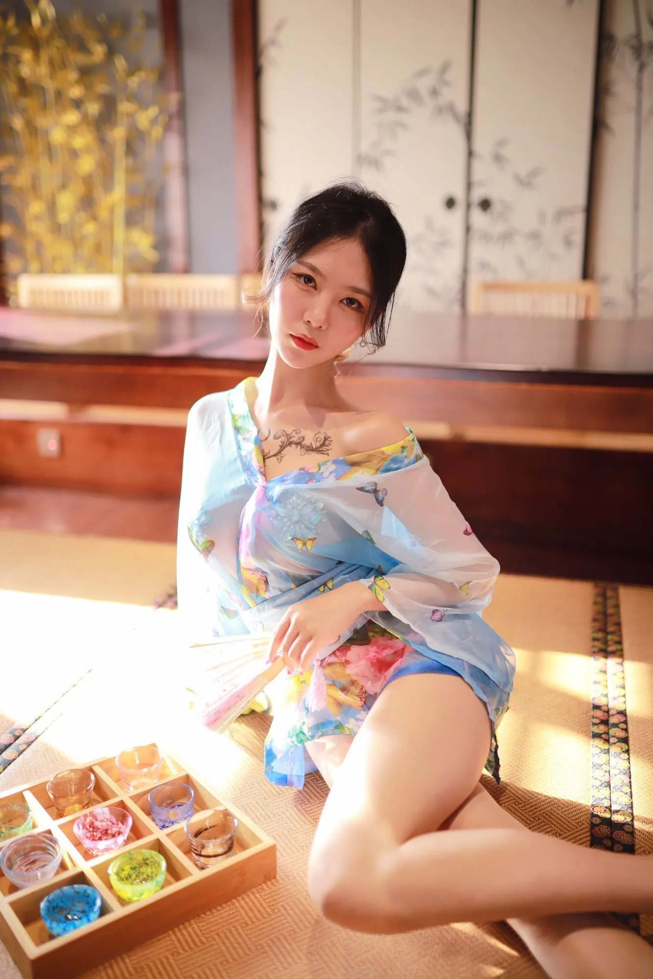 图片[5]-No.013-水蓝和服 [30P]-coswz-cos王者