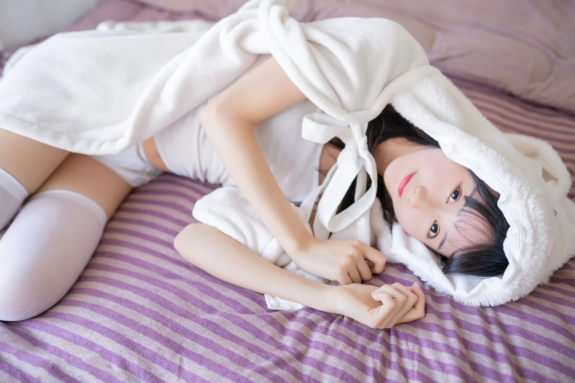 图片[2]-No.014-浴巾兔子 [42P]-coswz-cos王者